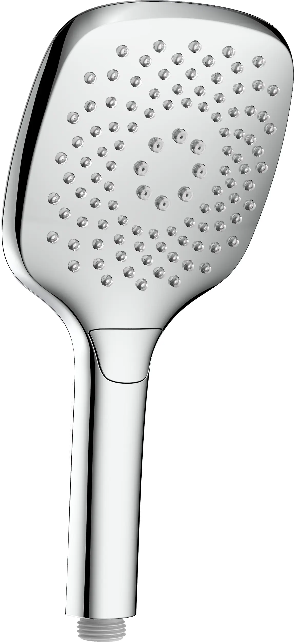 Primaster Handbrause 3 Strahlarten Water Flow quadratisch chrom mit Wasserspareinsatz