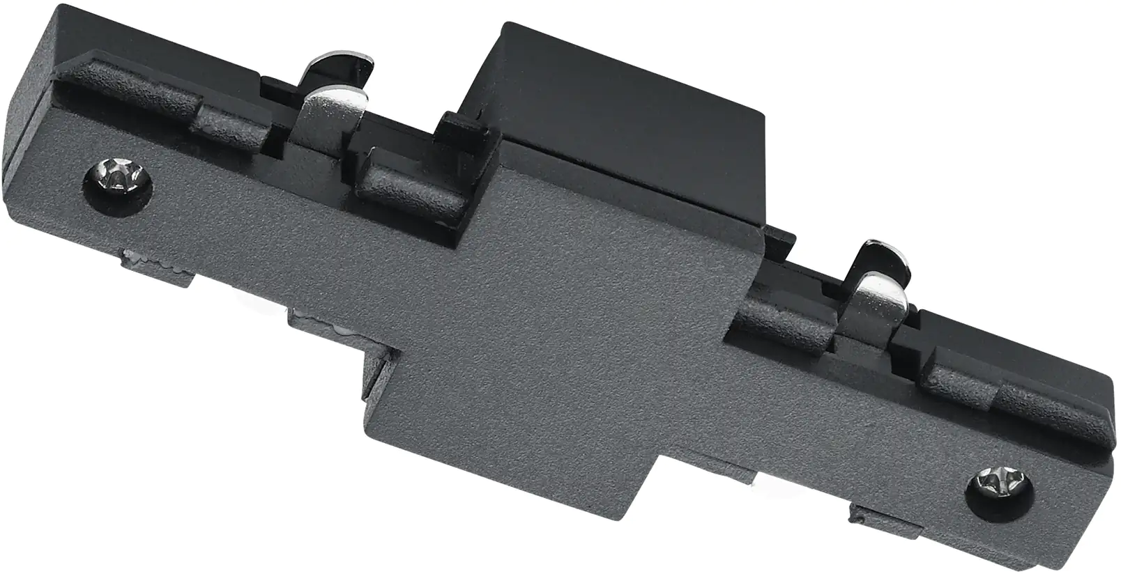 Trio Leuchten Gerader Verbinder DUOline schwarz matt
