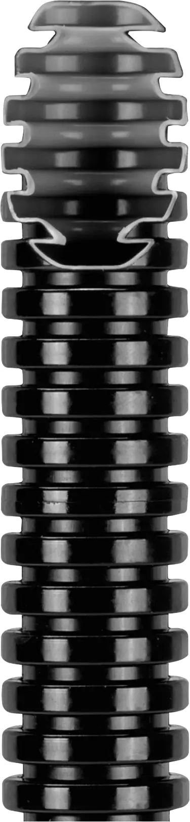 GEWISS Flexrohr betonfest EN25, 25m, PVC, 750N, schwarz