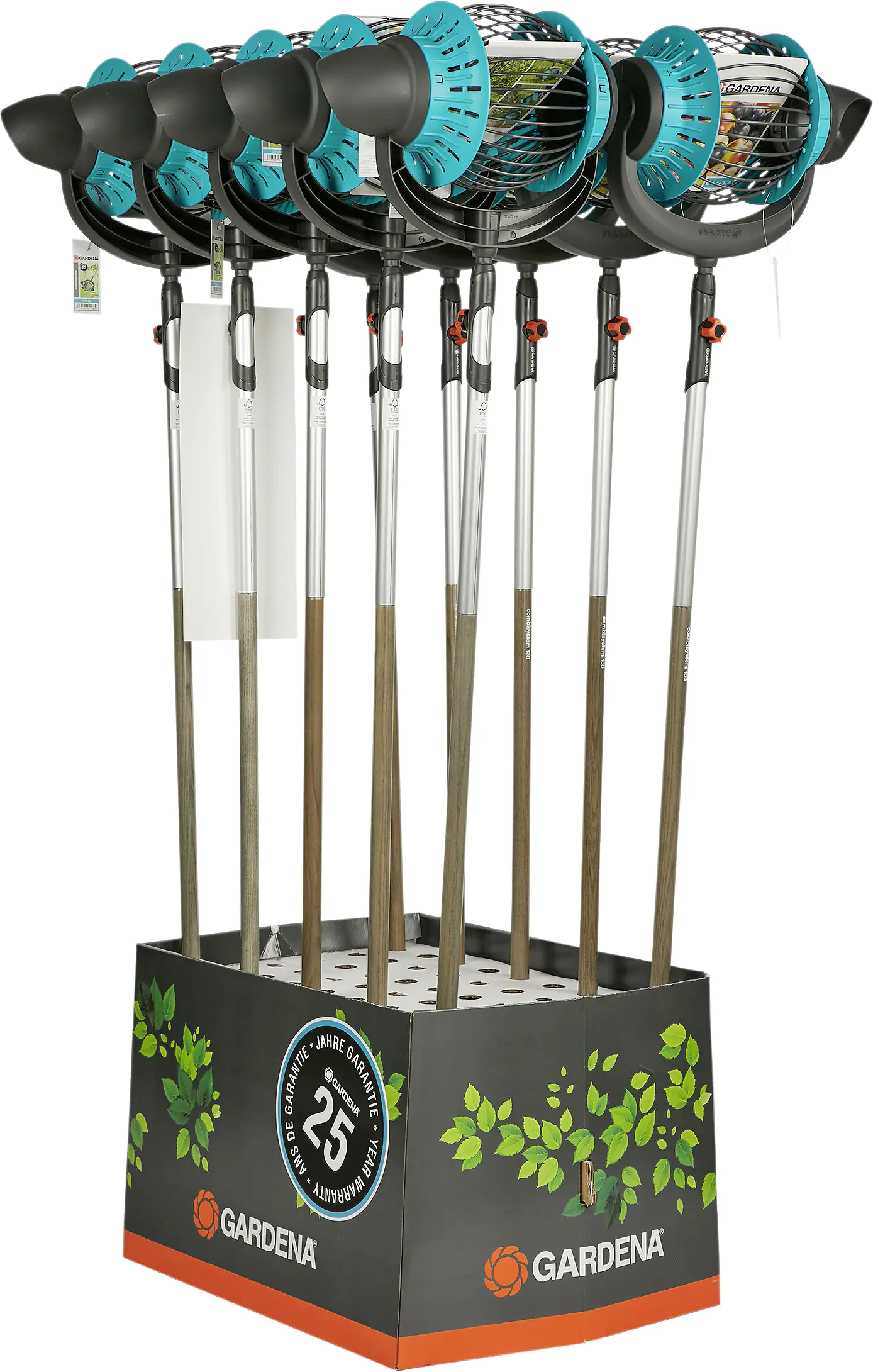 Gardena Rollsammler combisystem mit Holzstiel