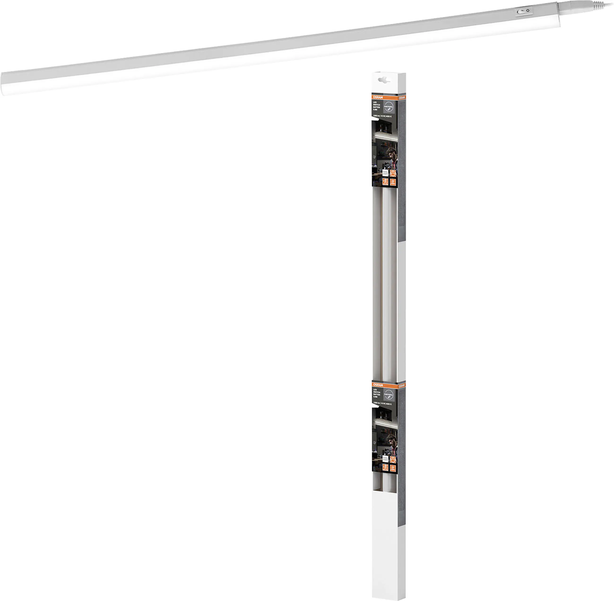 Osram LED Lichtleiste Switch Batten 90 cm 10W neutralweiß