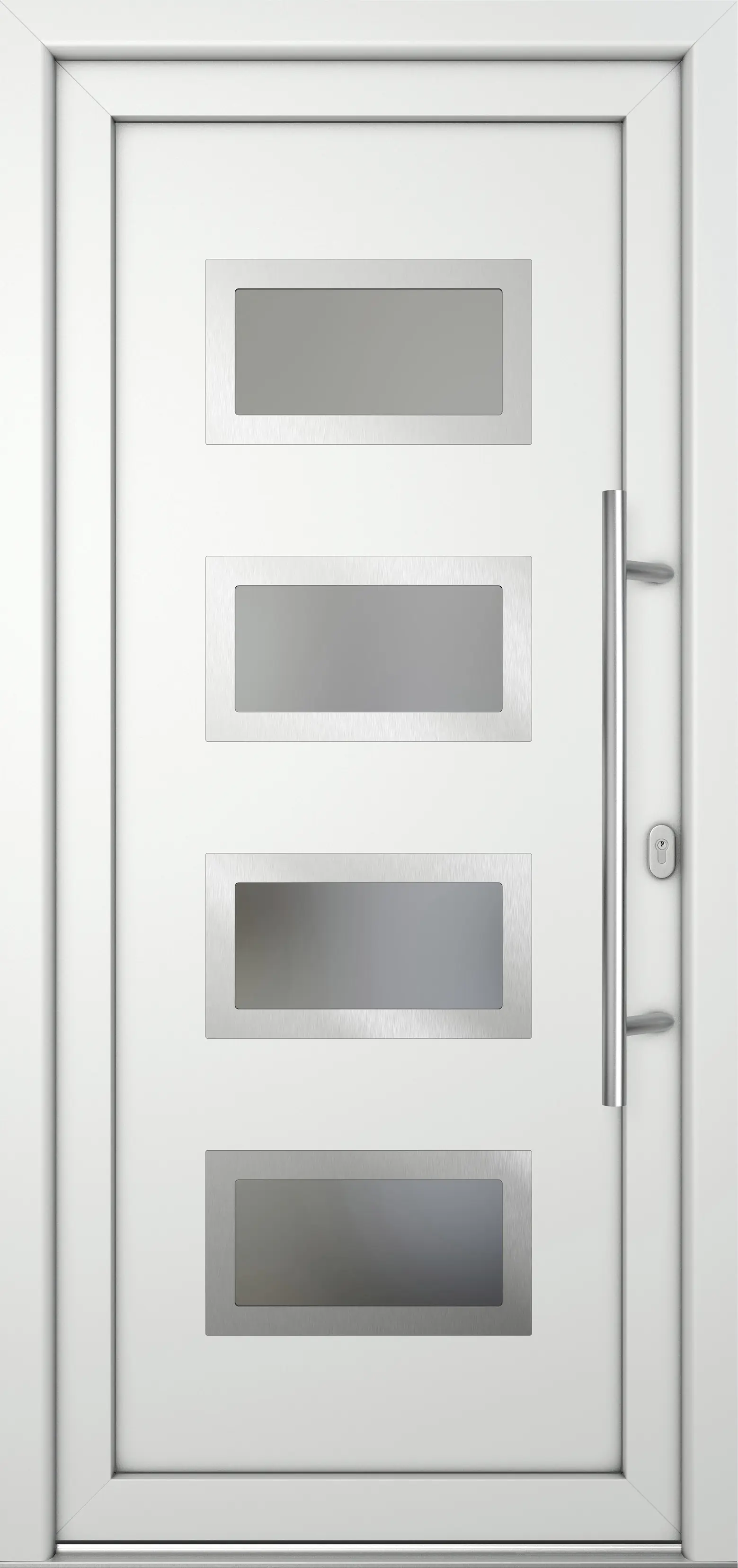 Meeth Haustür Signum Pro PVC Modell 92 108 x 208 cm DIN Rechts weiß