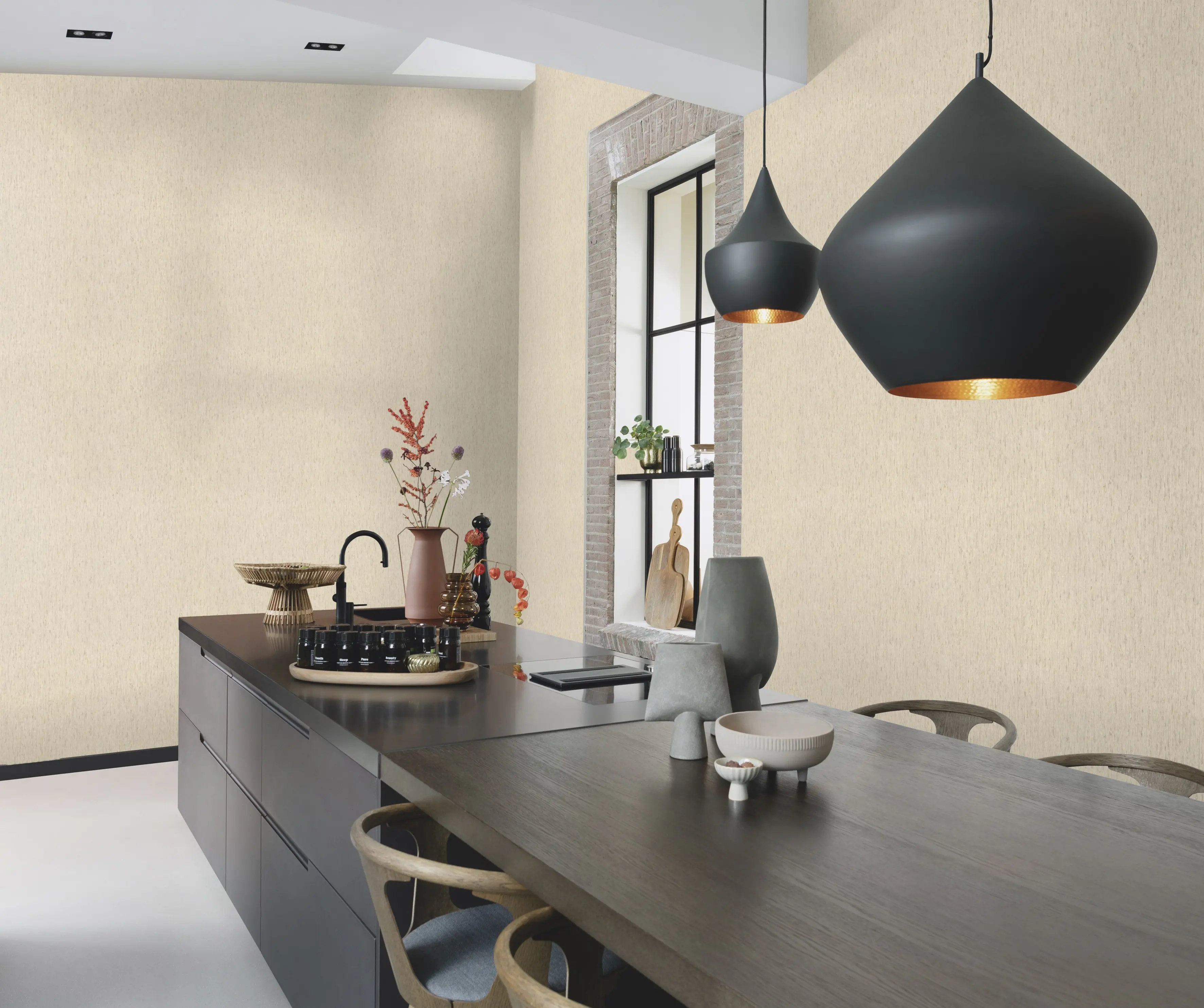 Rasch Vliestapete Back to Nature Grasoptik creme 10,05 x 0,53 m 