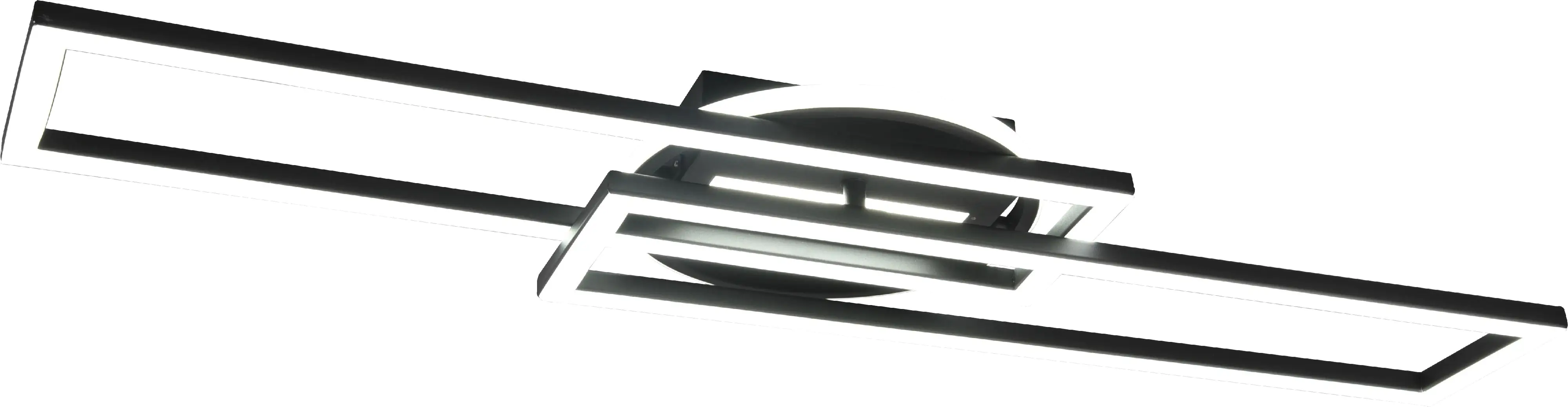 Reality Leuchten LED Deckenleuchte Twister schwarz
