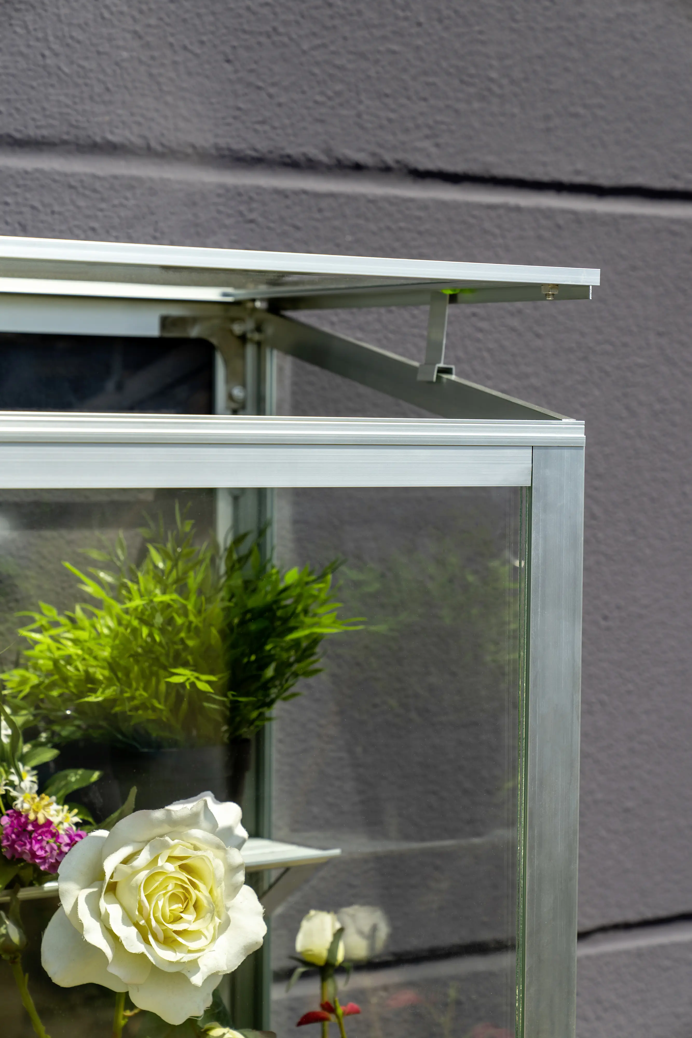 Vitavia Balkongewächshaus Stad 350 43 x 81 cm 3 mm ESG