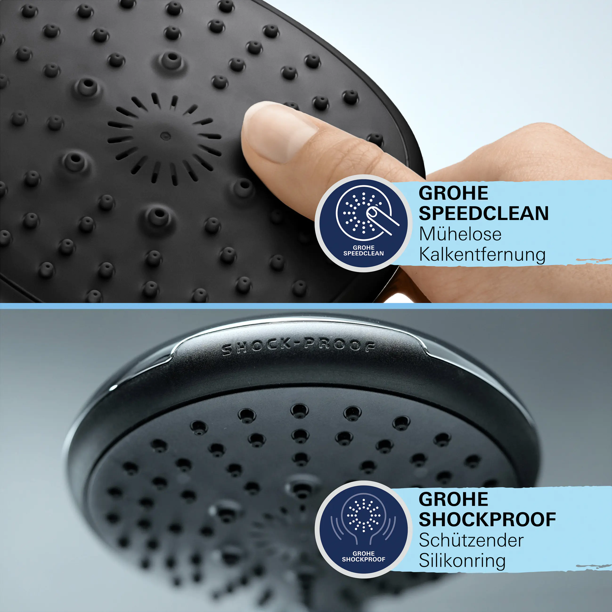 Grohe Handbrause 2 Strahlarten Vitalio Comfort 110 chrom