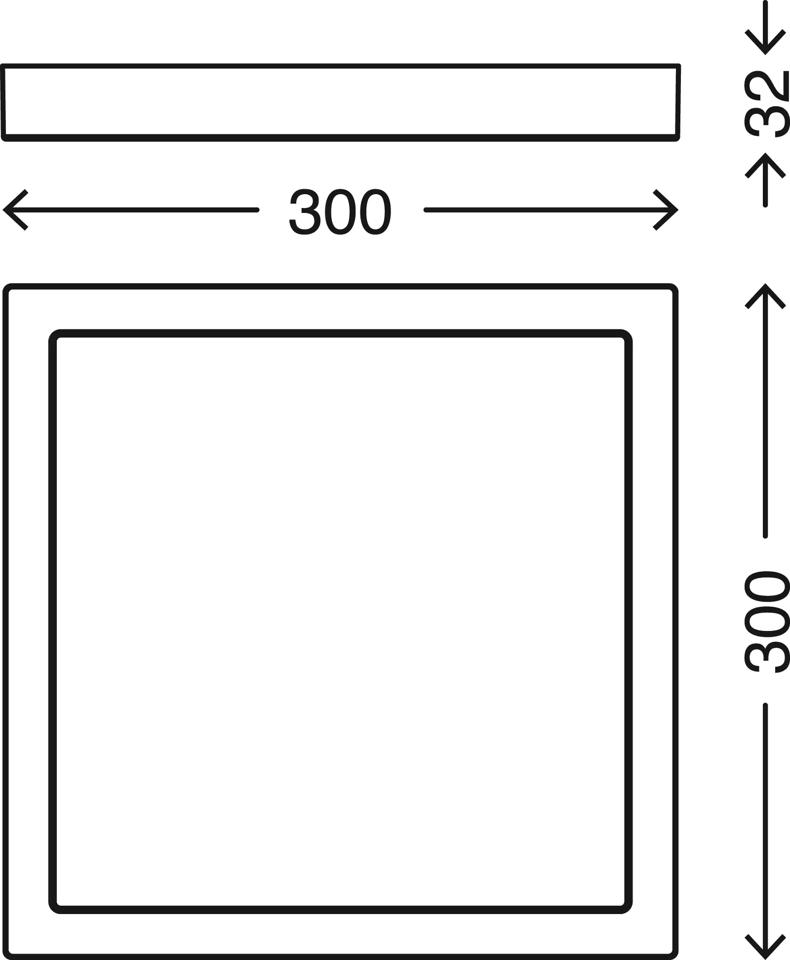 Di-Ka LED Deckenleuchte Cool & Cosy 21W 30x30cm warmweiß-kaltweiß