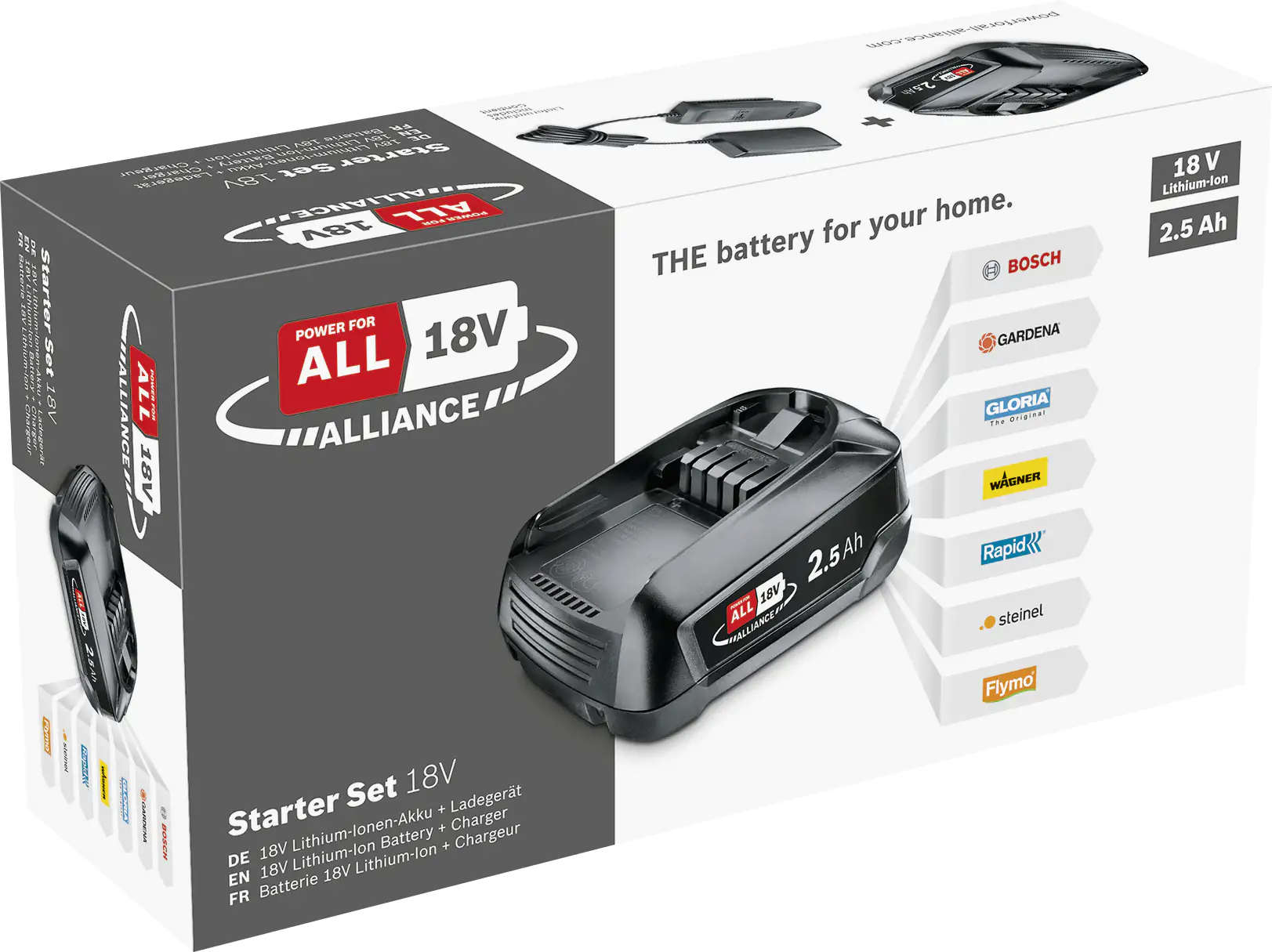 Bosch Akku Starter-Set 18 V 2,5 Ah Akku & Ladegerät