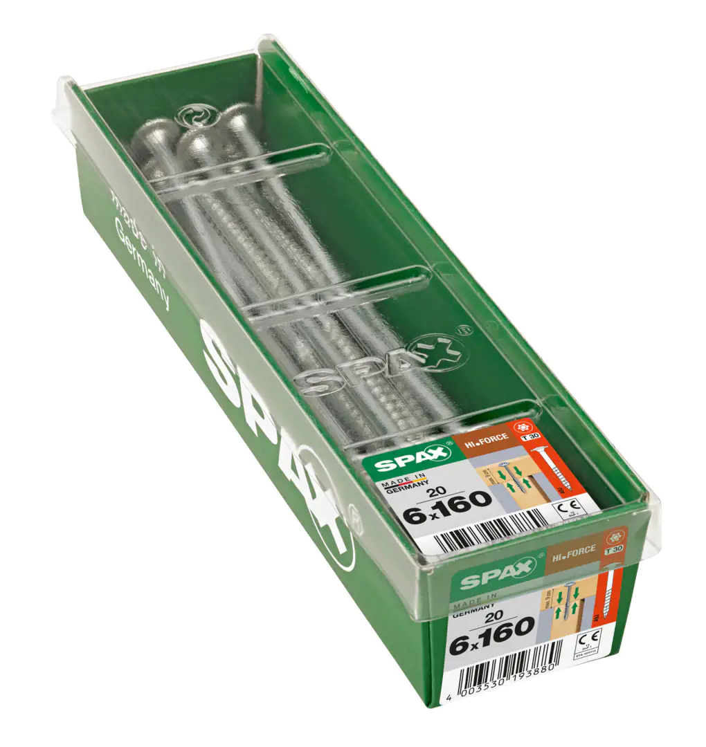 Spax Holzbauschrauben 6.0 x 160 mm TX 30 - 20 Stk.