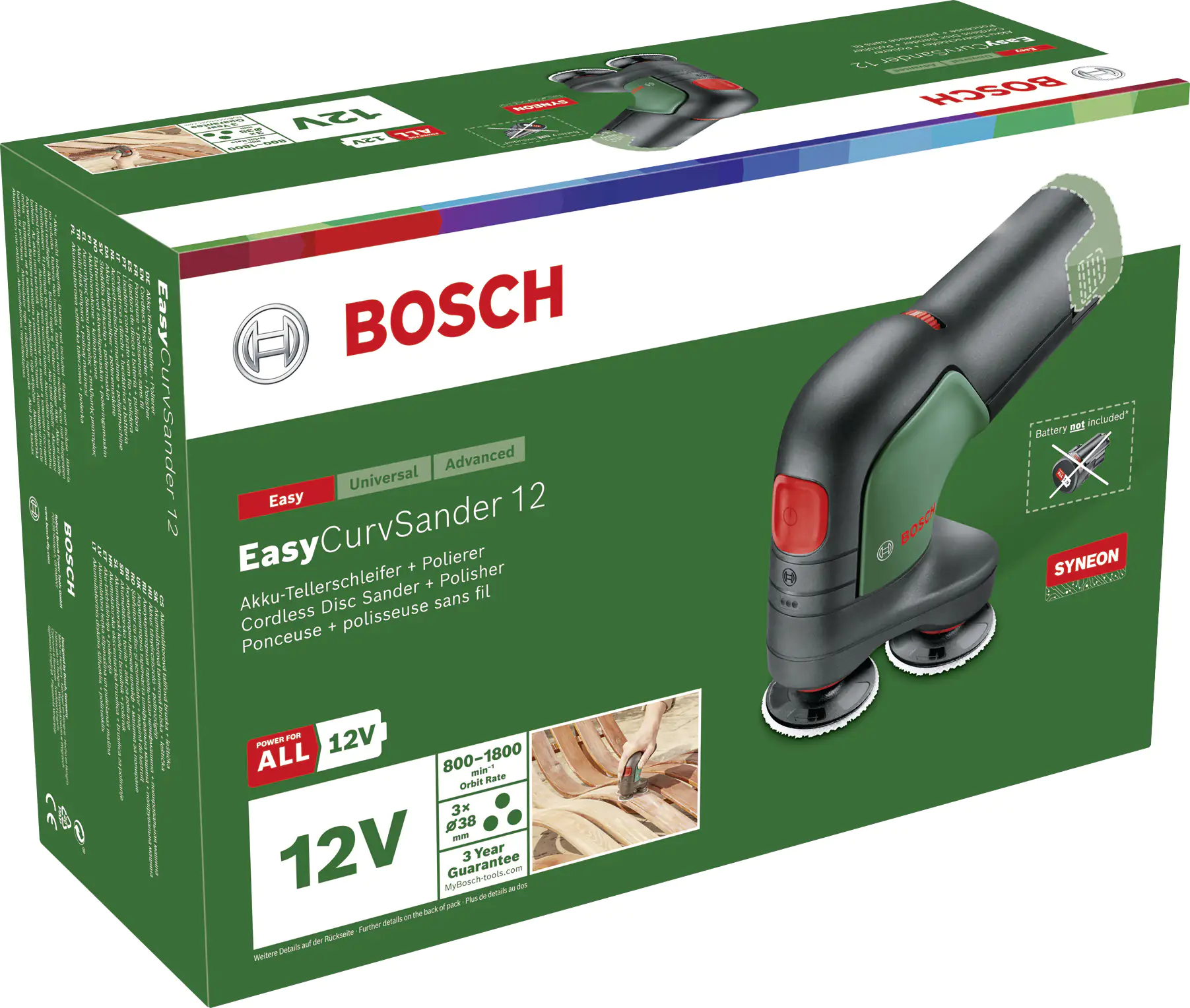 Bosch Schleifer EasyCurv Sander 12 V