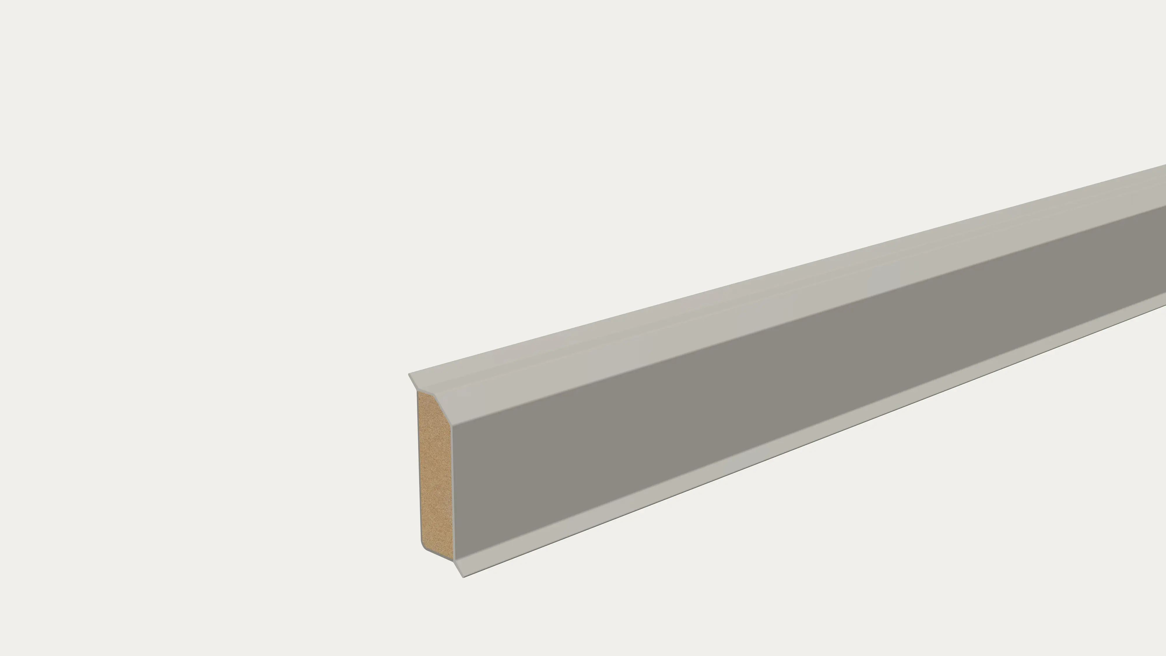 Neuhofer Fußleiste MDF 240 cm x 40 x 13 mm kaschmir