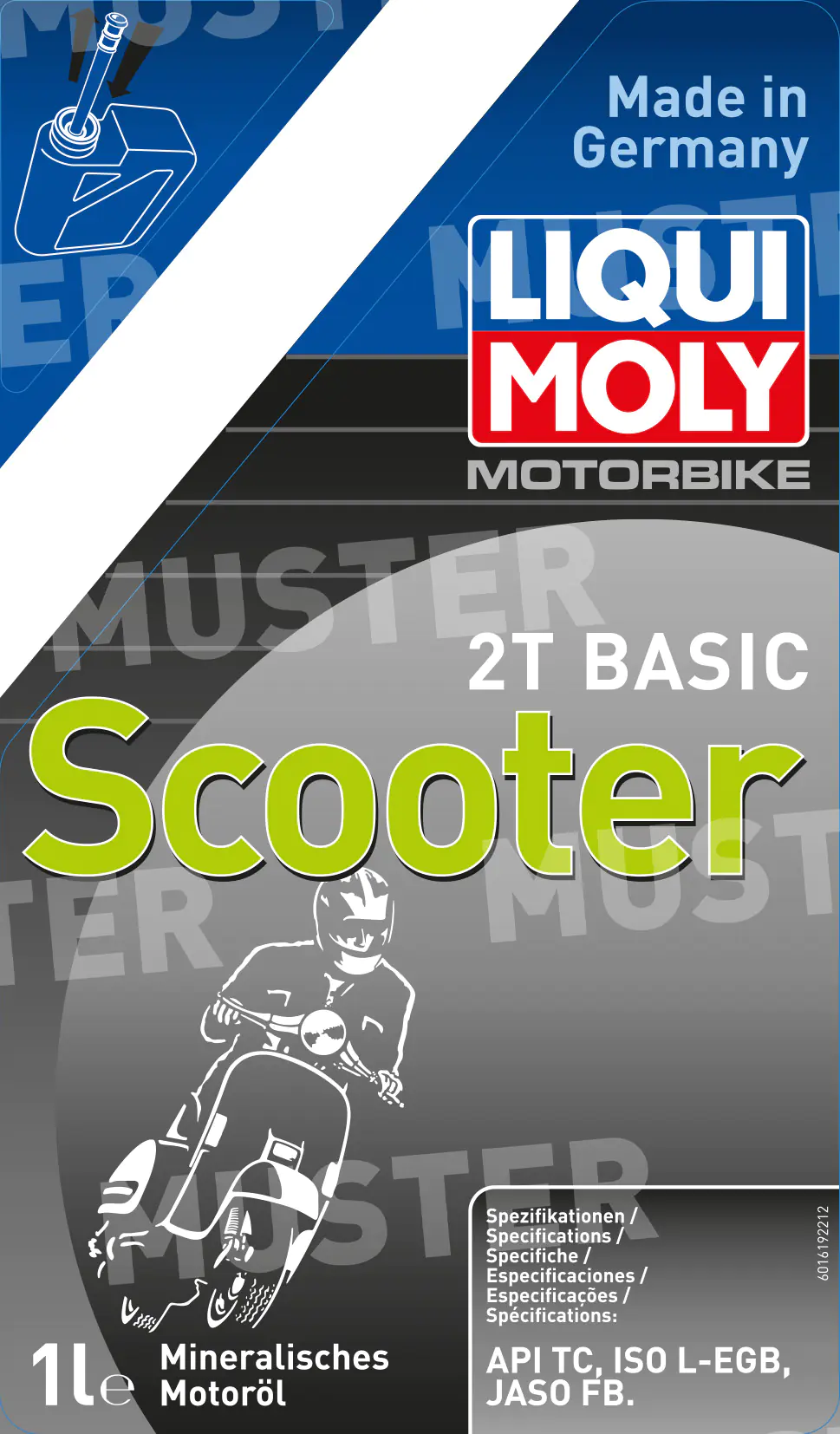 Liqui Moly 2-Takt Motoröl 2T Basic Scooter Street 1 L