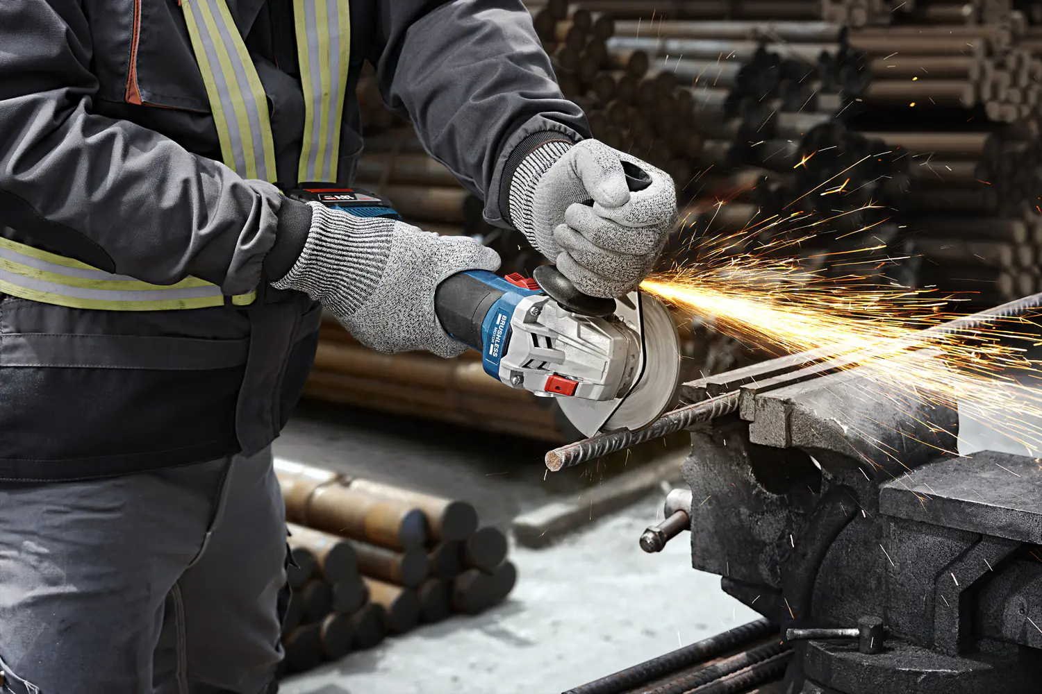 Bosch Professional Akku-Winkelschleifer GWS 18V-8 Solo