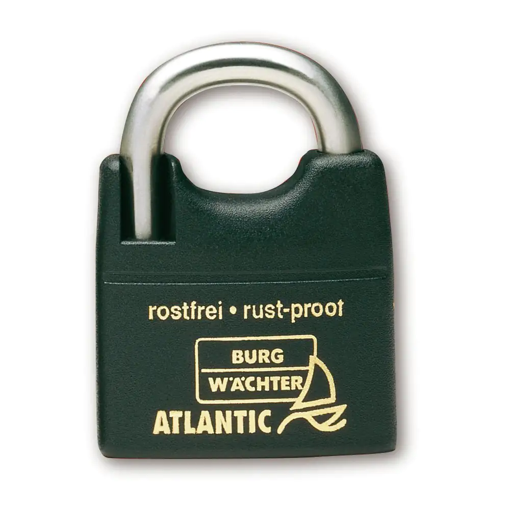 Burg Wächter Vorhängeschloss Atlantic 217 F 40 Ni 23.0 x 17.0 mm - 1 Stück