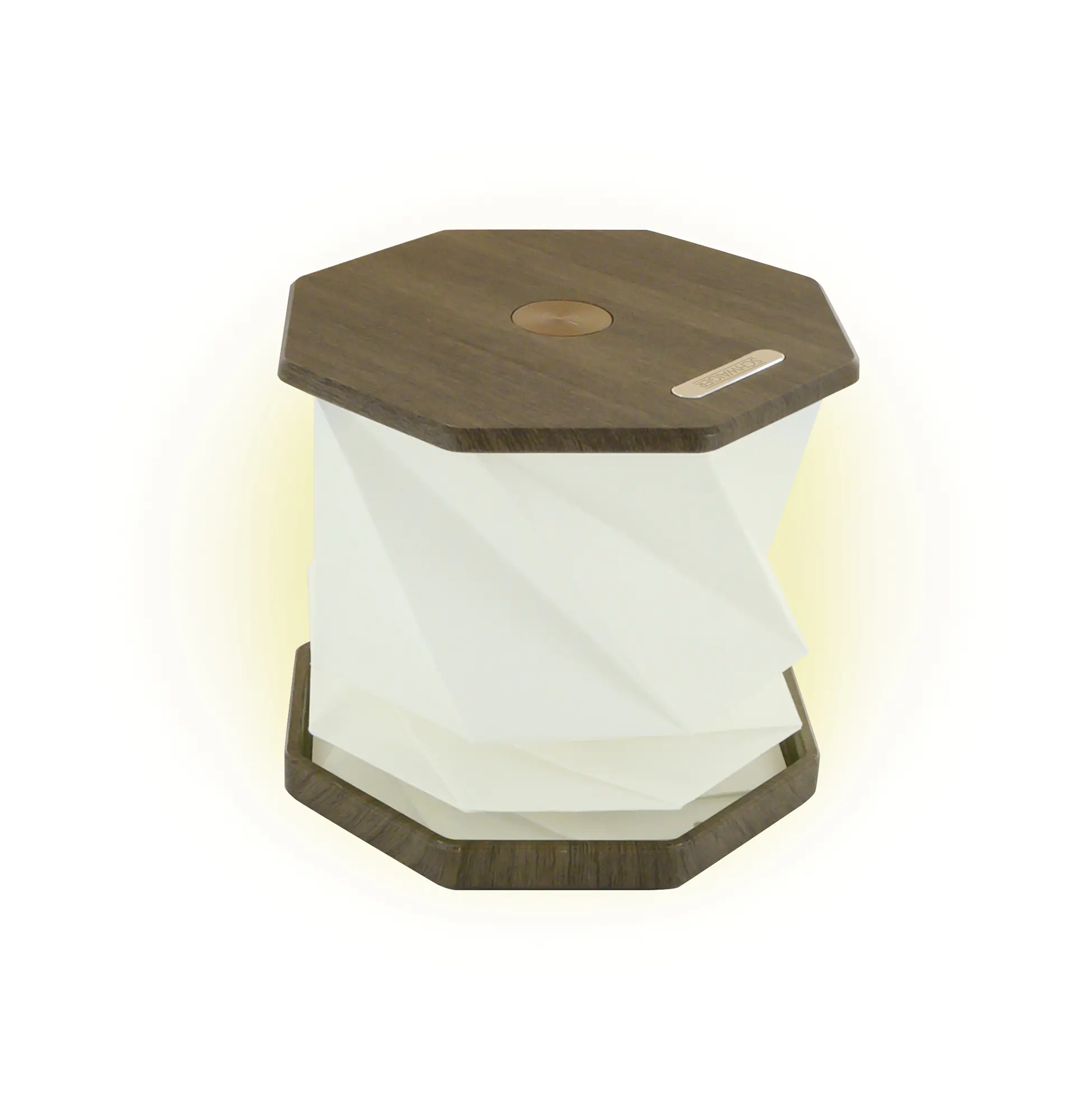Schwaiger Akku LED Origami Faltlampe TILA1000 weiß