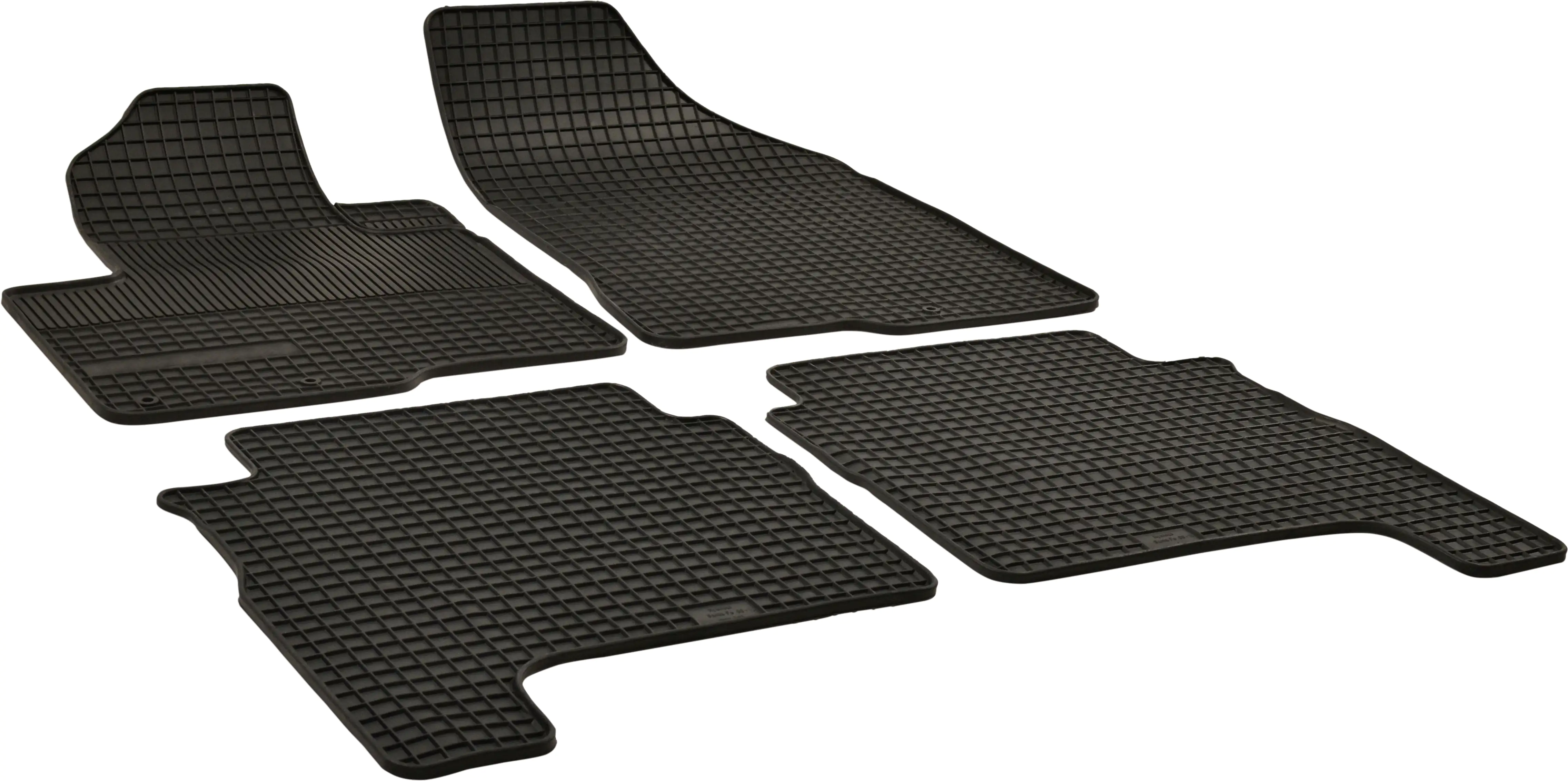 Walser Passform Fußmatten Gummi RubberLine für Hyundai Santa Fe II 10/2005-03/2015 4-teilig