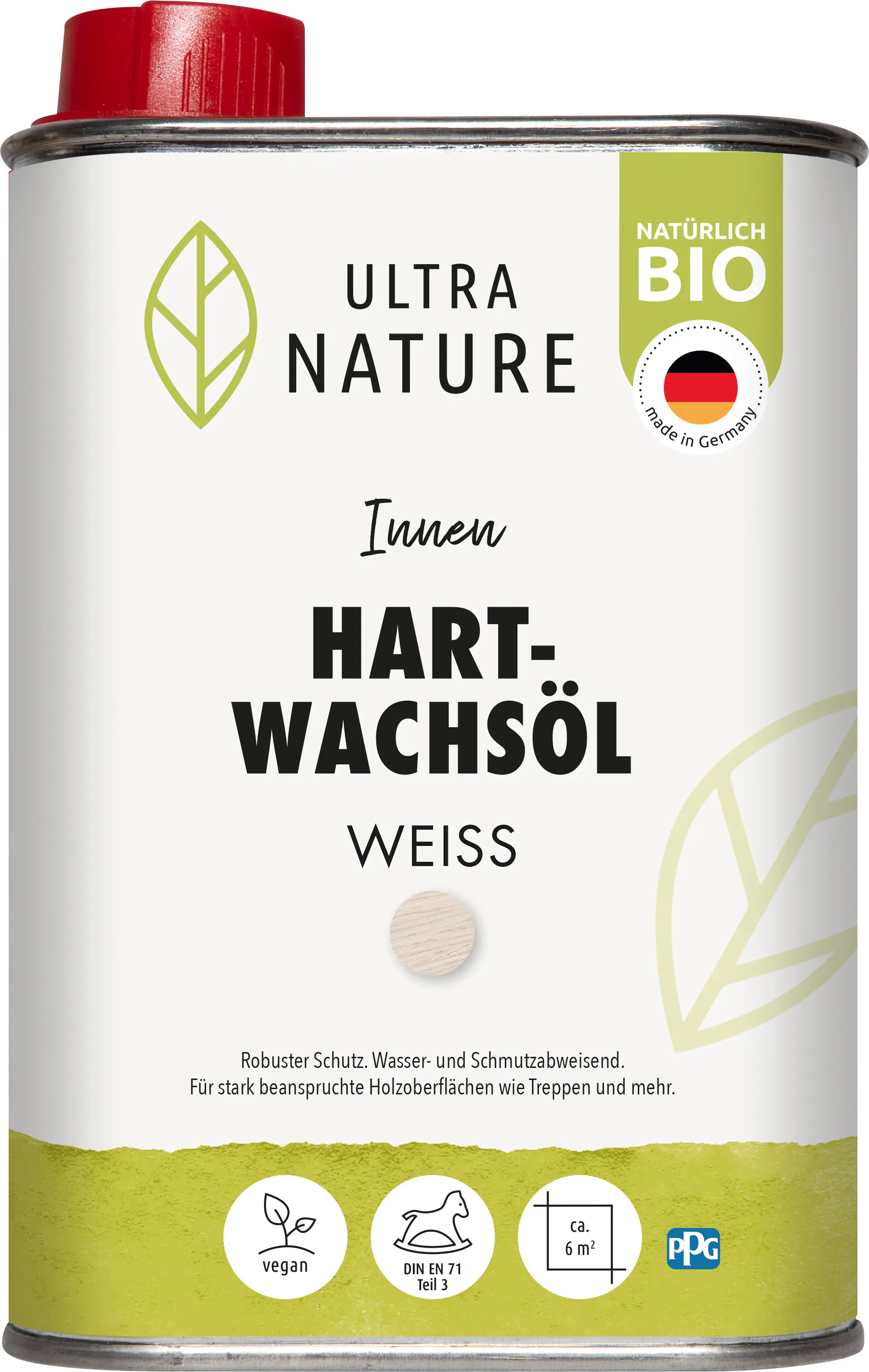 Ultra Nature Hartwachsöl 250 ml weiß
