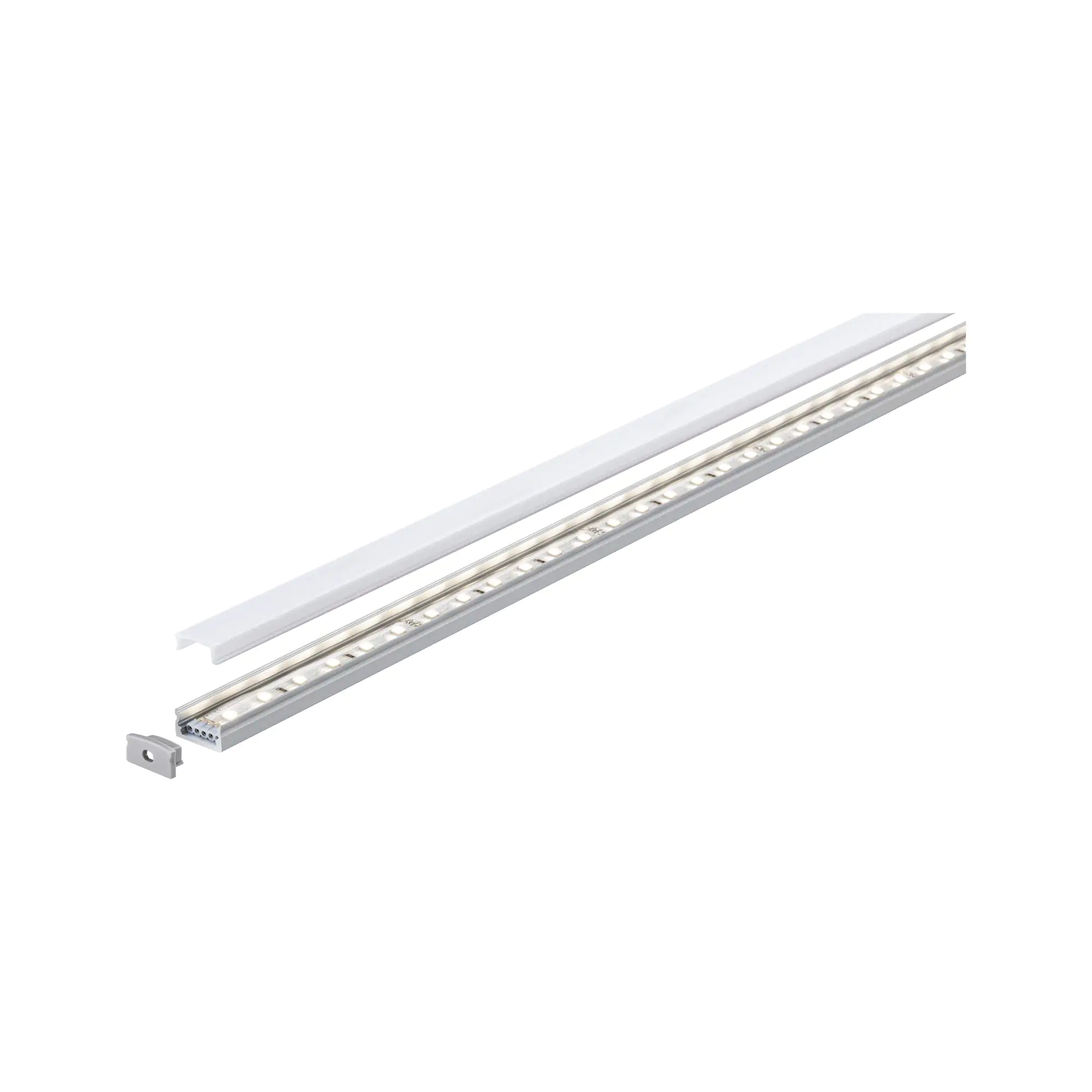 Paulmann Base Profil mit Diffusor 1 m alu eloxiert satin
