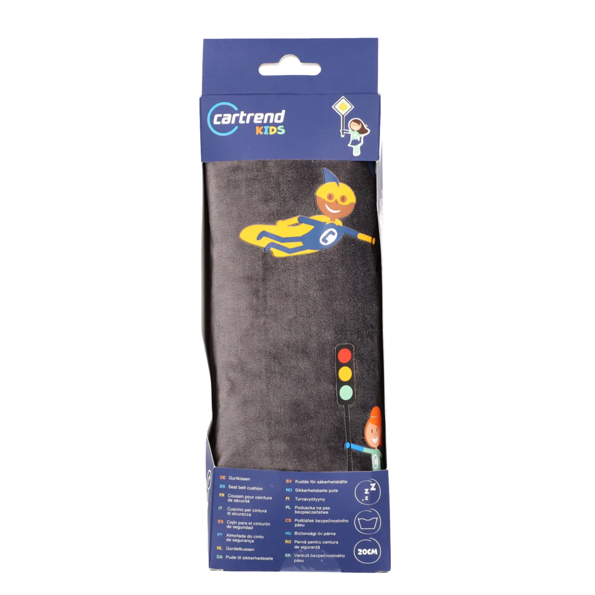 Cartrend Kids Gurtkissen grau