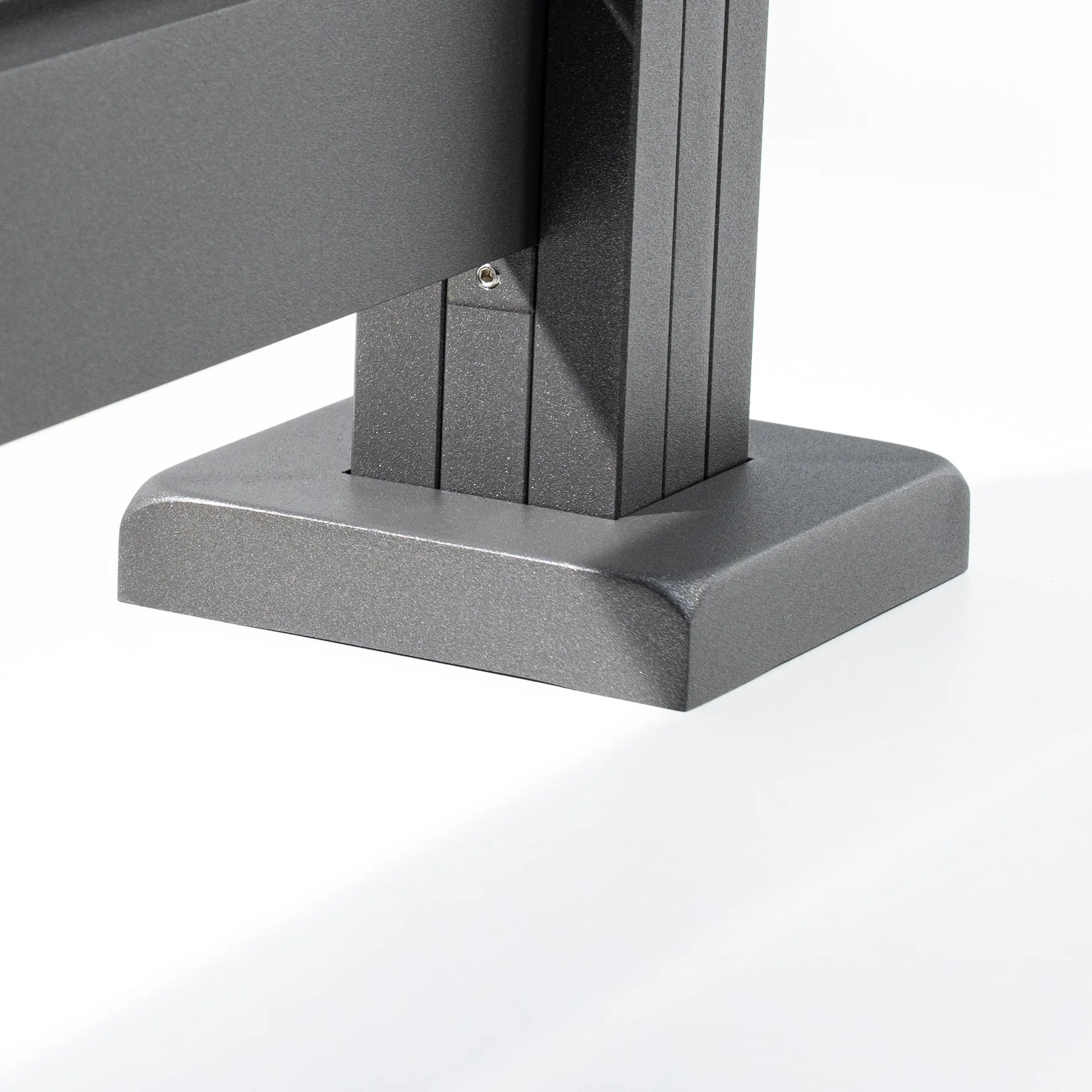 Ambiente Alu-Zaun Grundset Rhombus MAXI 187 x 184,2 cm grau