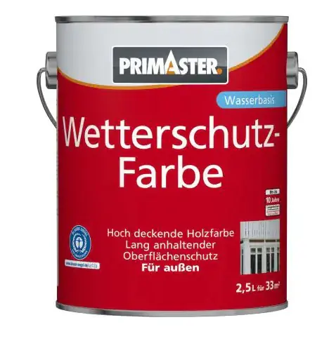 Produktbild:  Primaster Wetterschutzfarbe 2,5 L schwarz