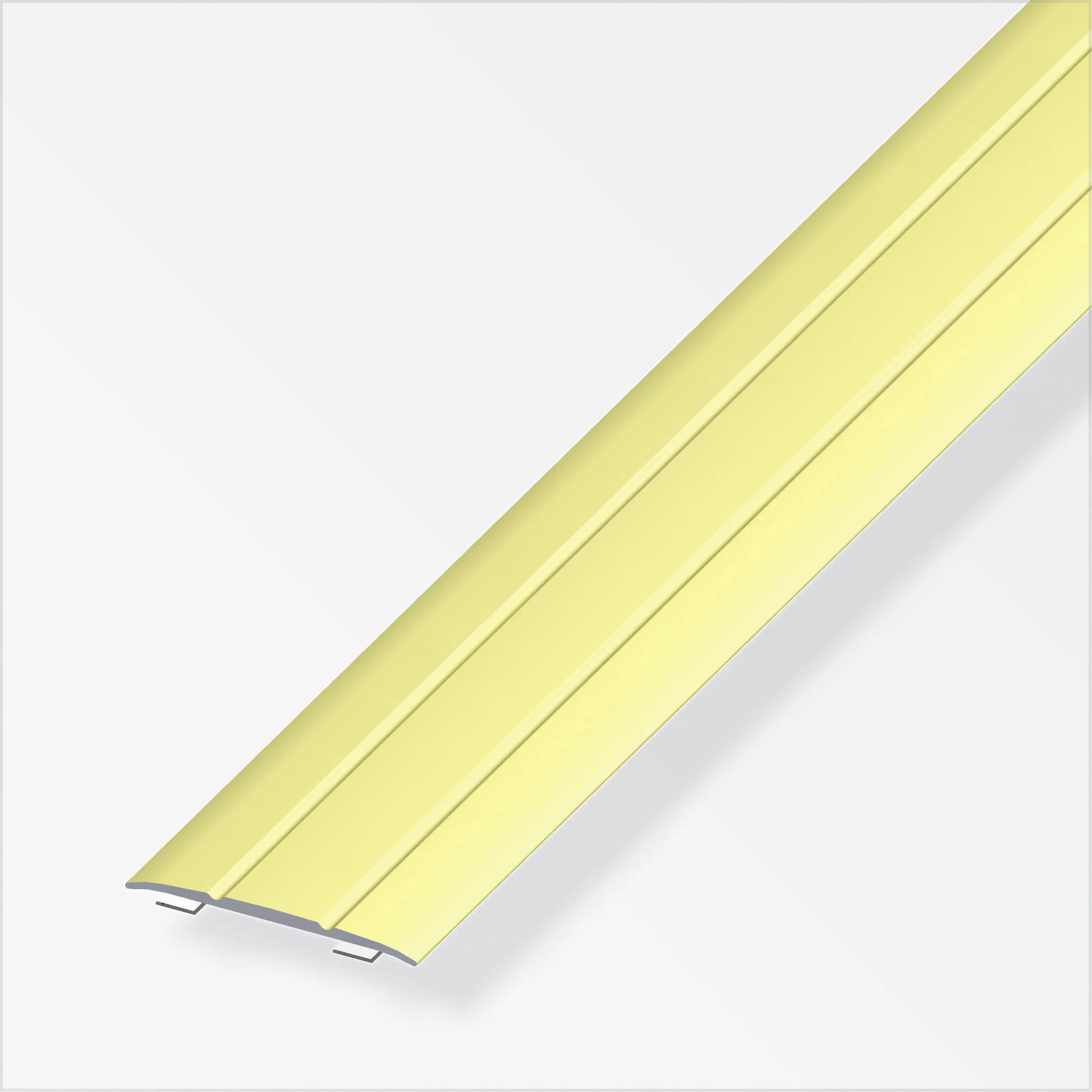 alfer Übergangsprofil 2 m, 37 x 2.5 mm Aluminium eloxiert messing