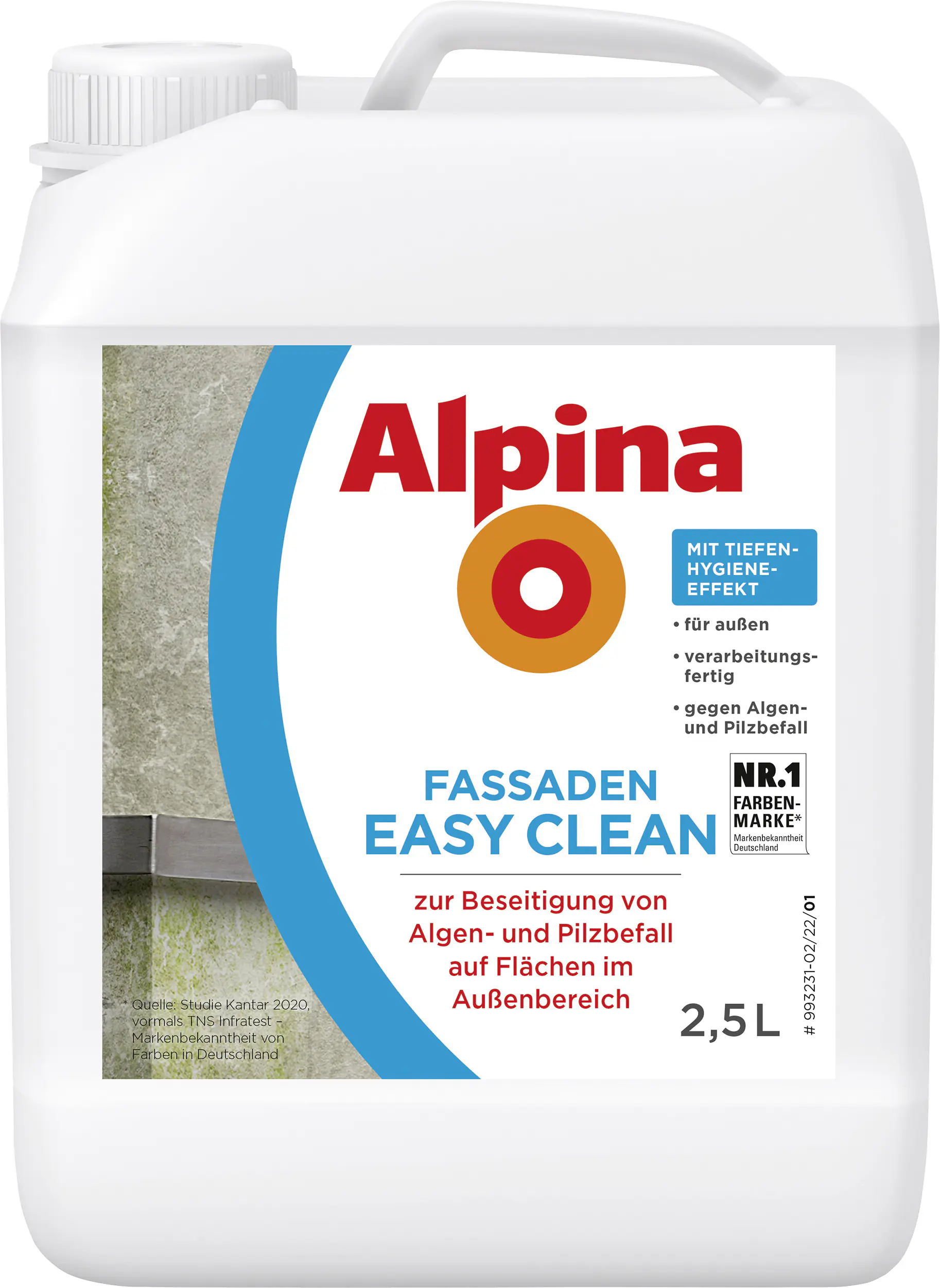 Alpina Fassadenreiniger EasyClean 2,5 L