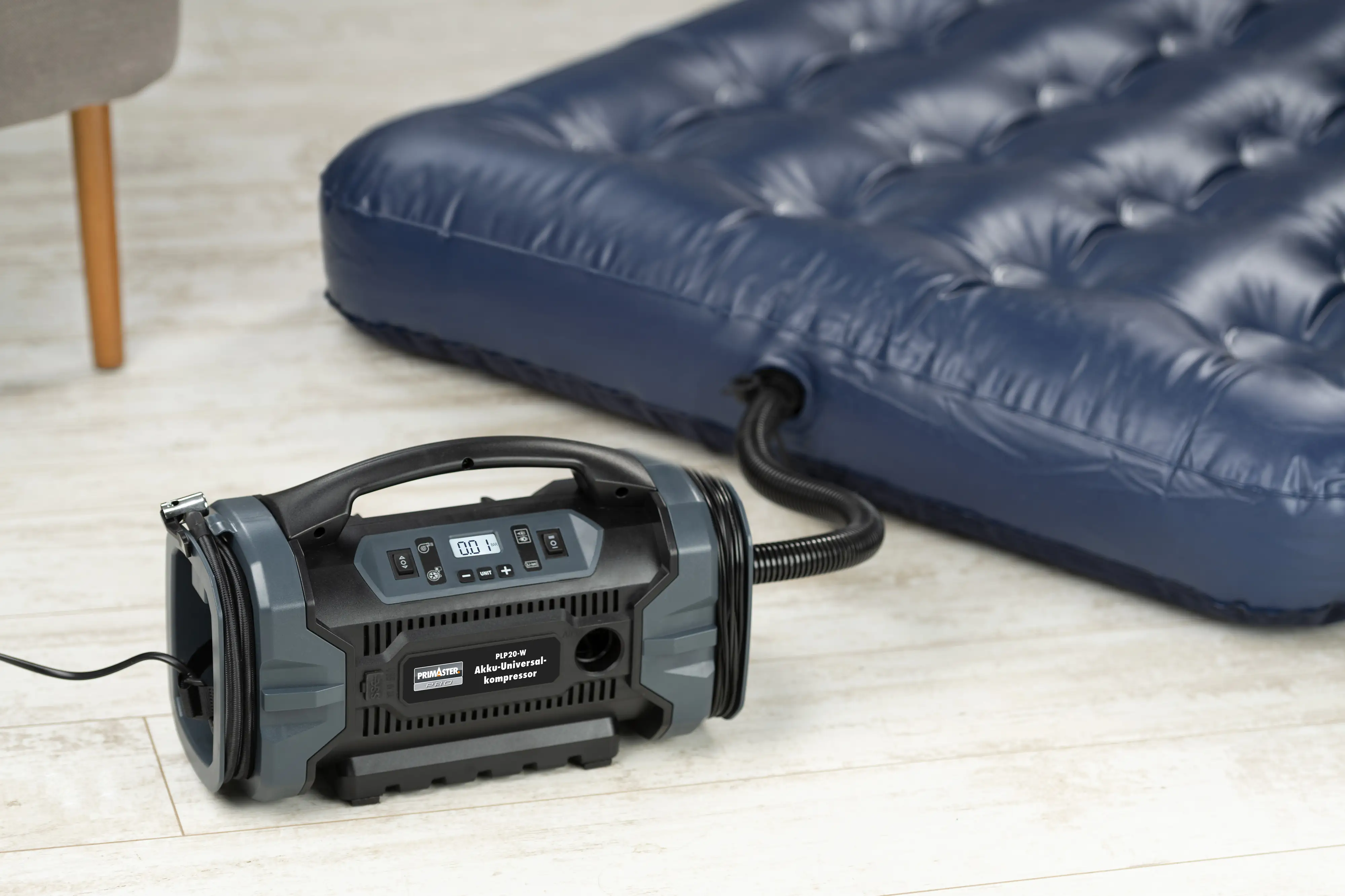 Primaster Pro Akku-Kompressor PLP 20-W 20 V Solo