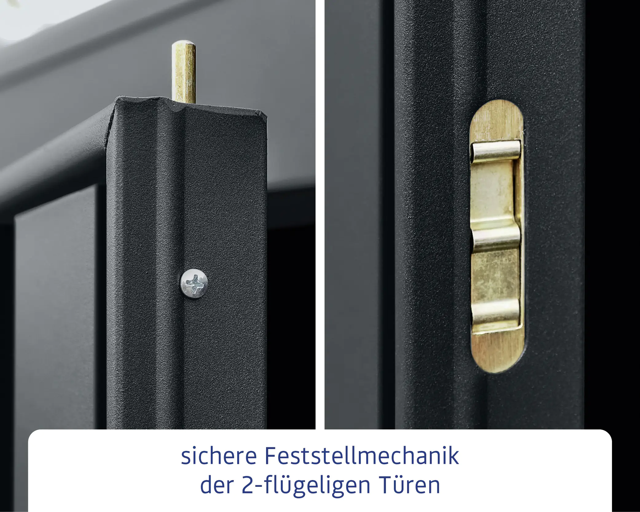 EcoStar Gerätehaus Trend-S Typ 2 258,8 x 247,7 x 216 cm anthrazitgrau