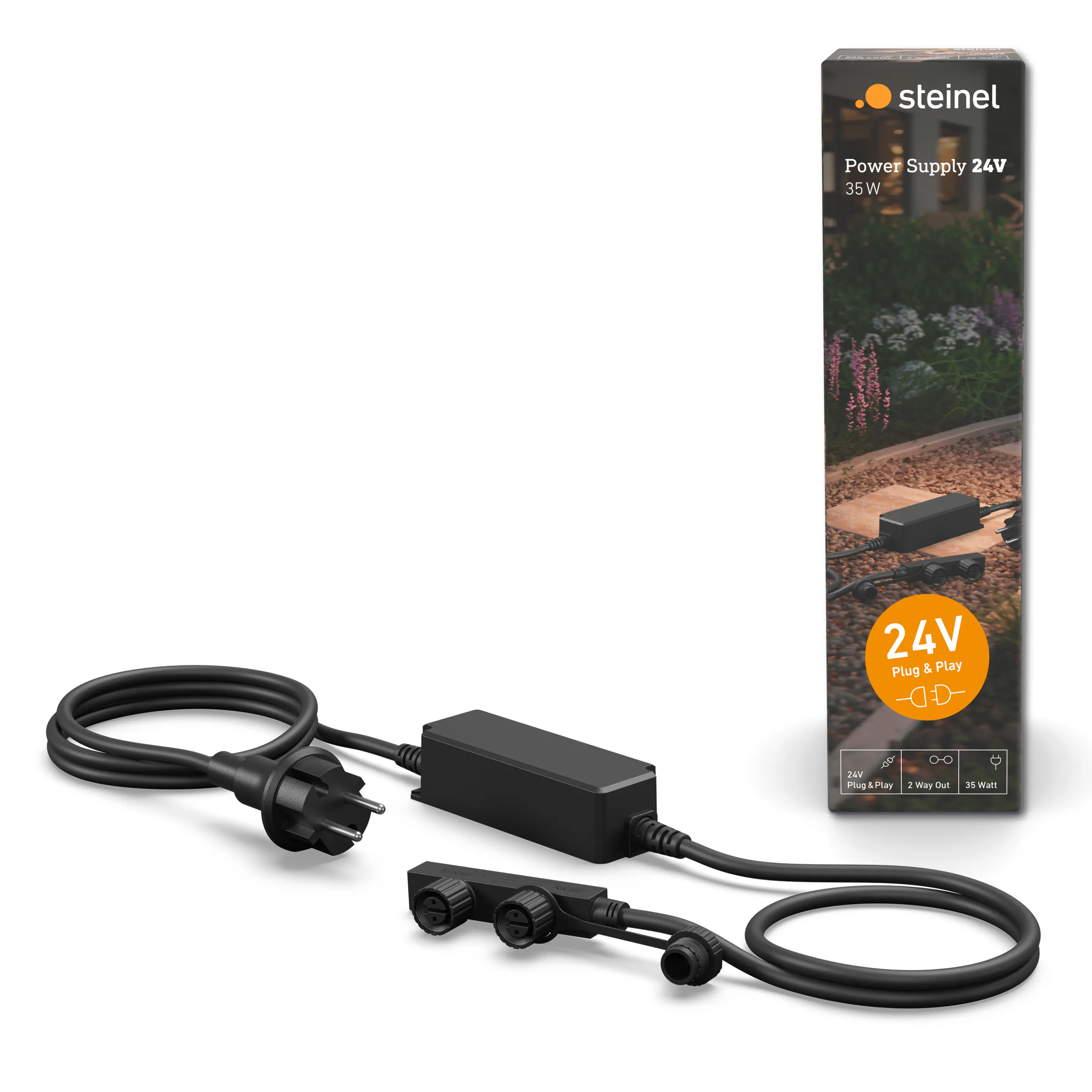 Steinel Netzteil für 24V Garten-Lichtsystem 35 W schwarz