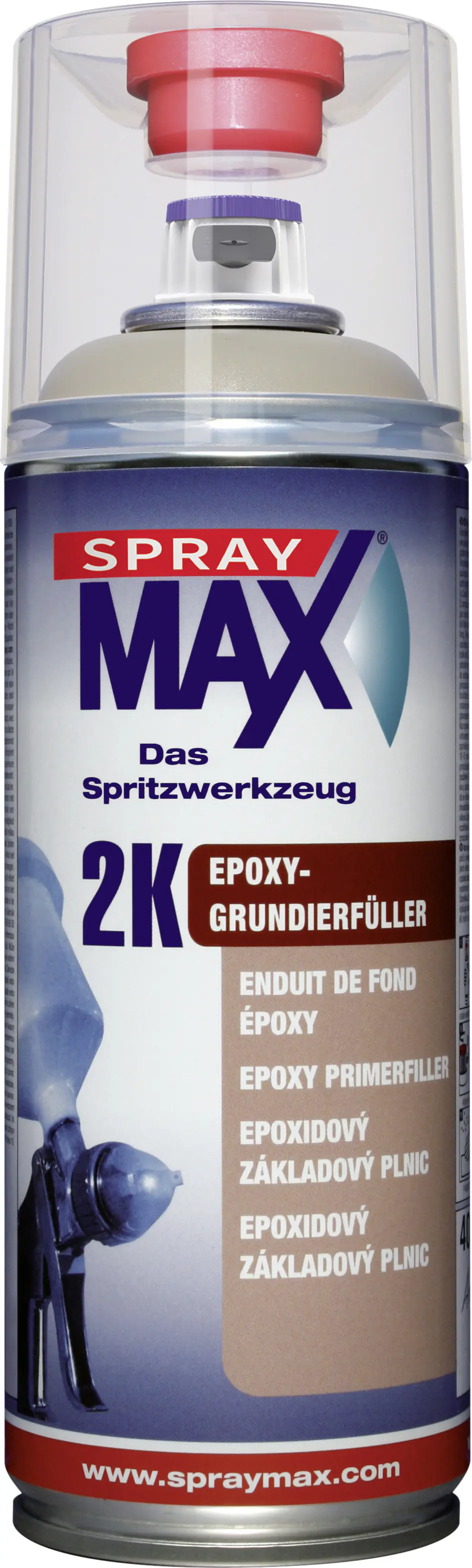 SprayMAX 2K Epoxy-Grundierfüller beige 400ml