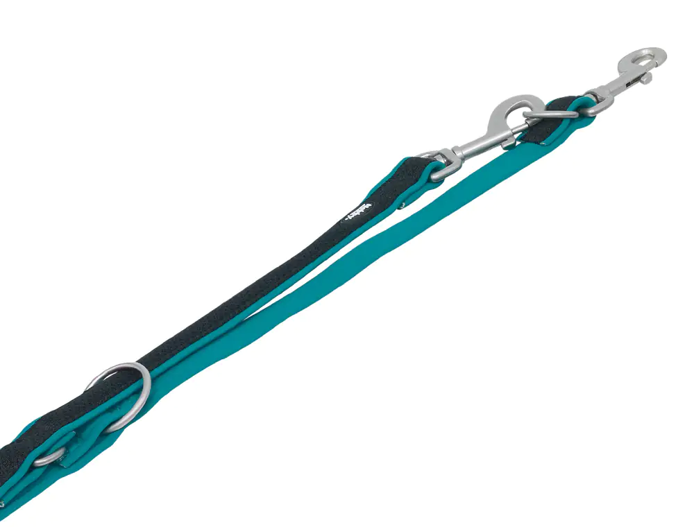 Nobby Hundeleine Führleine Mesh Preno 2 m x 2 - 2,5 cm türkis