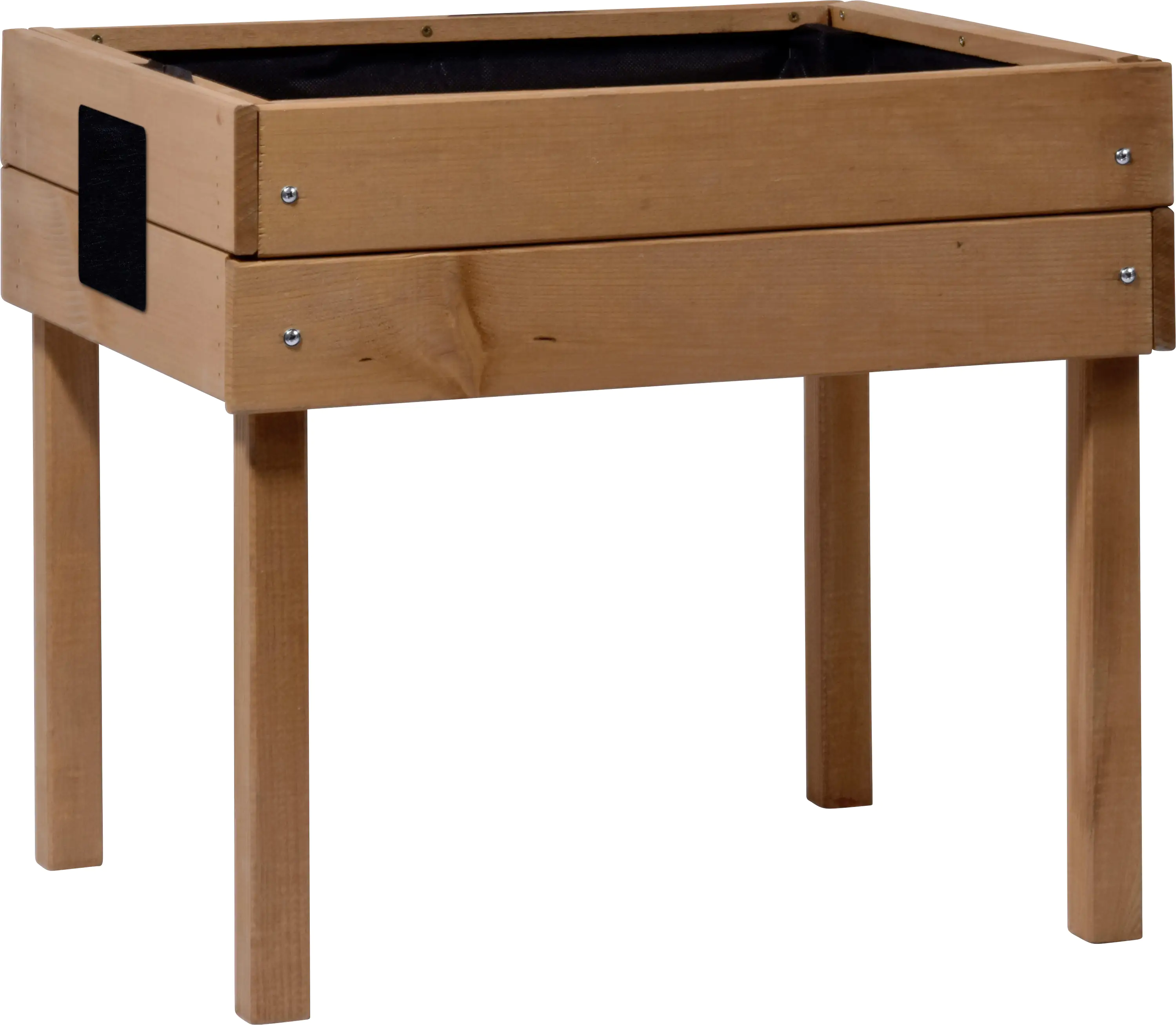 Dobar Kinder-Hochbeet mit Kreidetafel braun 50 x 40 x 45 cm