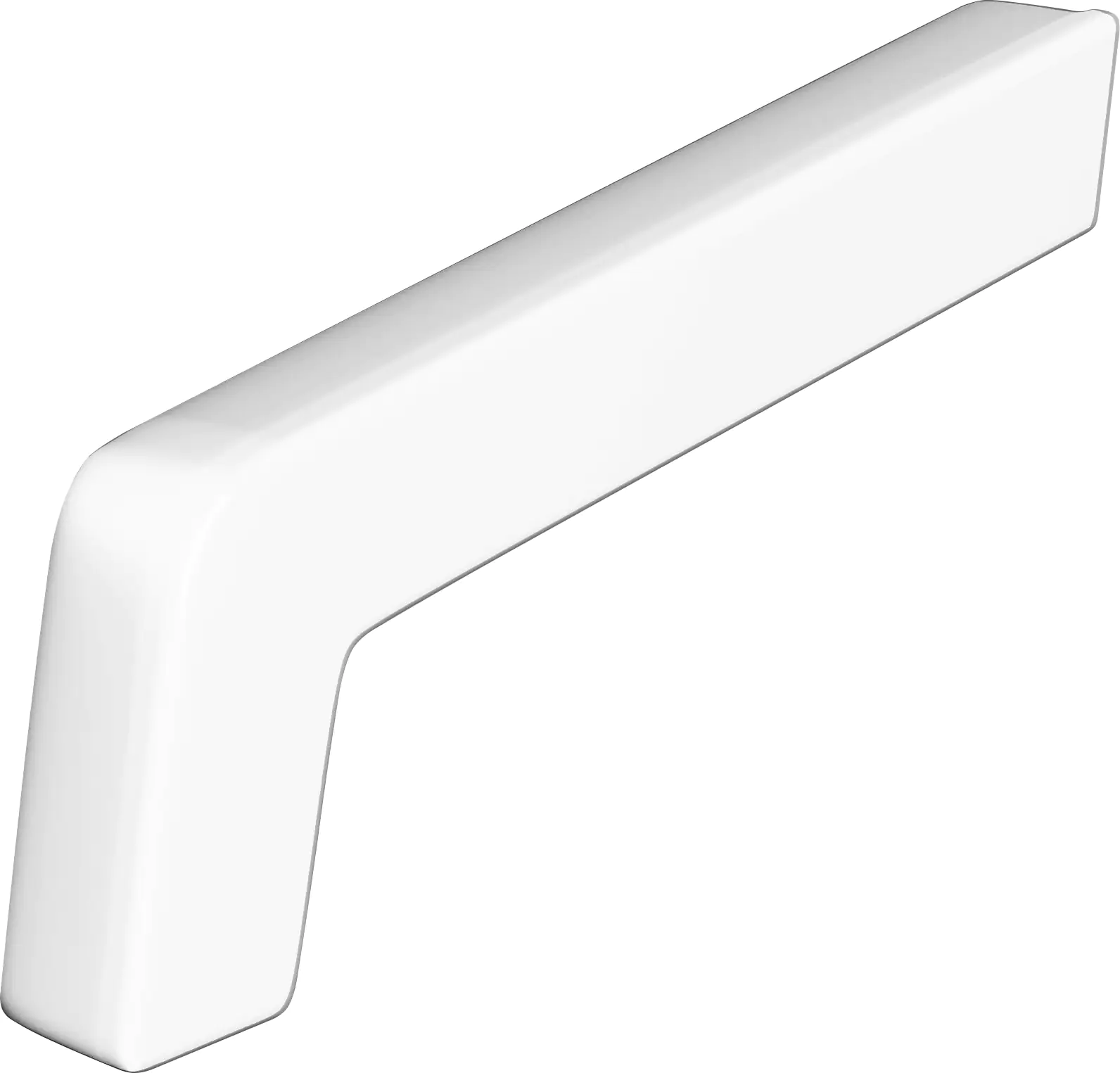 Sarei PVC Seitenteile weiß 195 mm