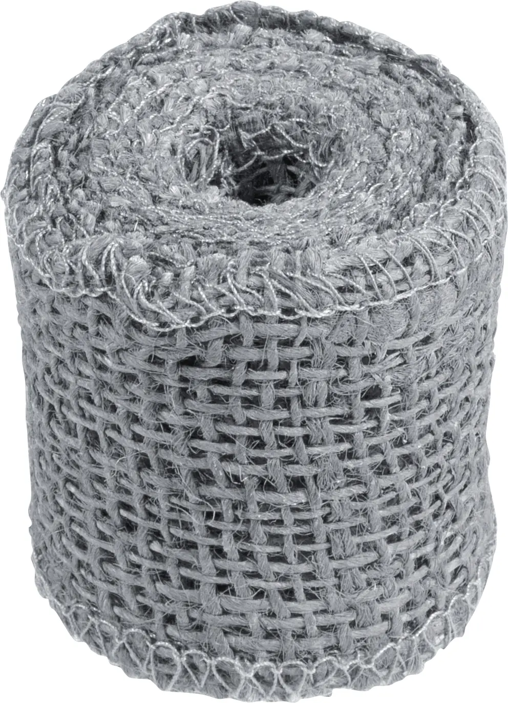 Windhager Deko Band Jute 6 cm x 3 m grau