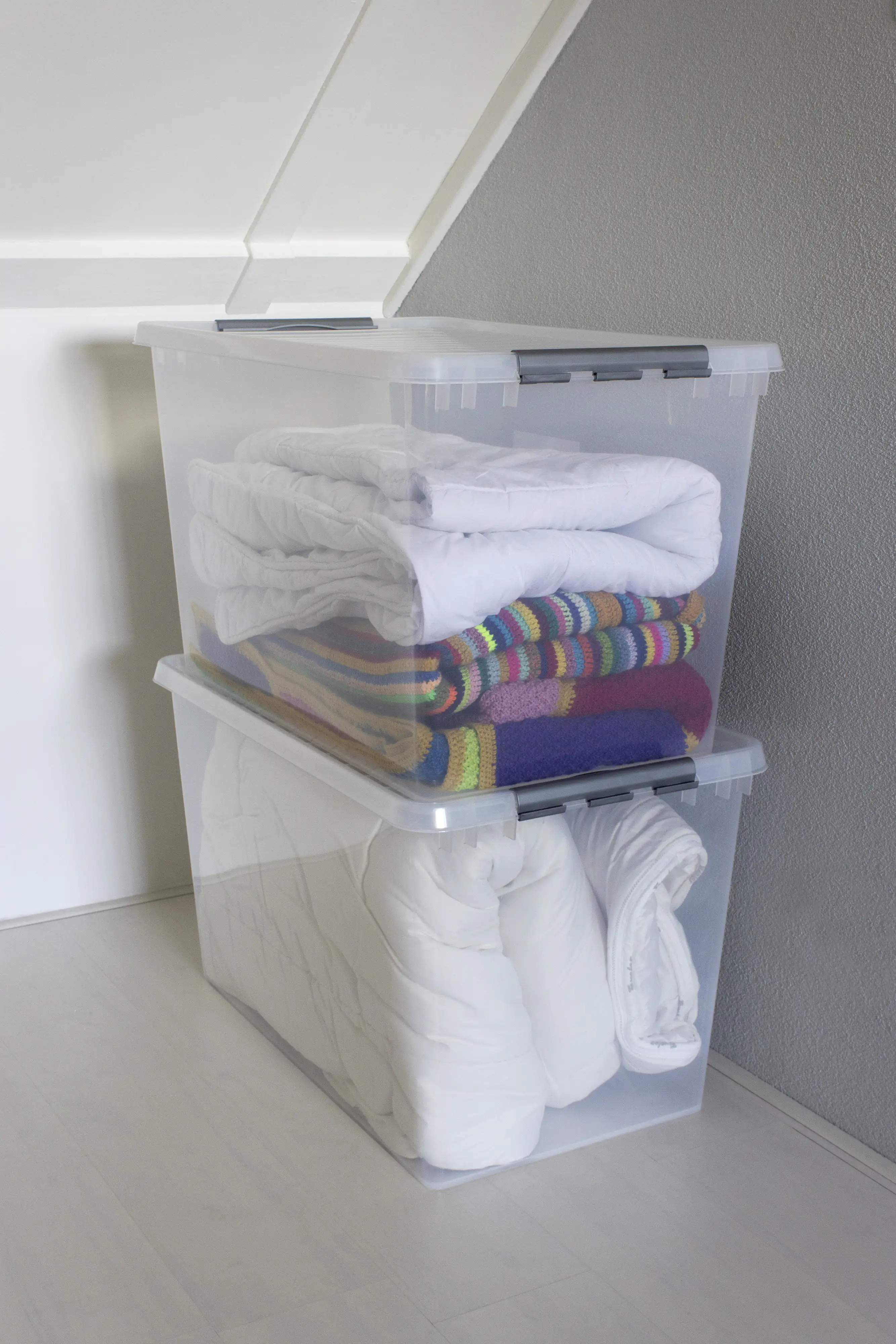 Sunware Aufbewahrungsbox Q-Line 150L transparent 80 x 50 x 48,4 cm