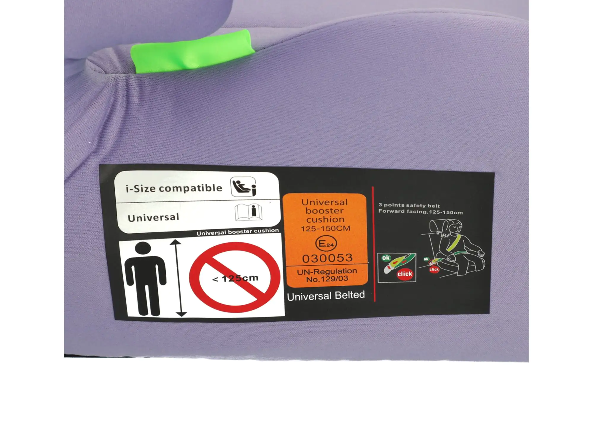Cartrend Kindersitzerhöhung Kids lila 15-36 kg