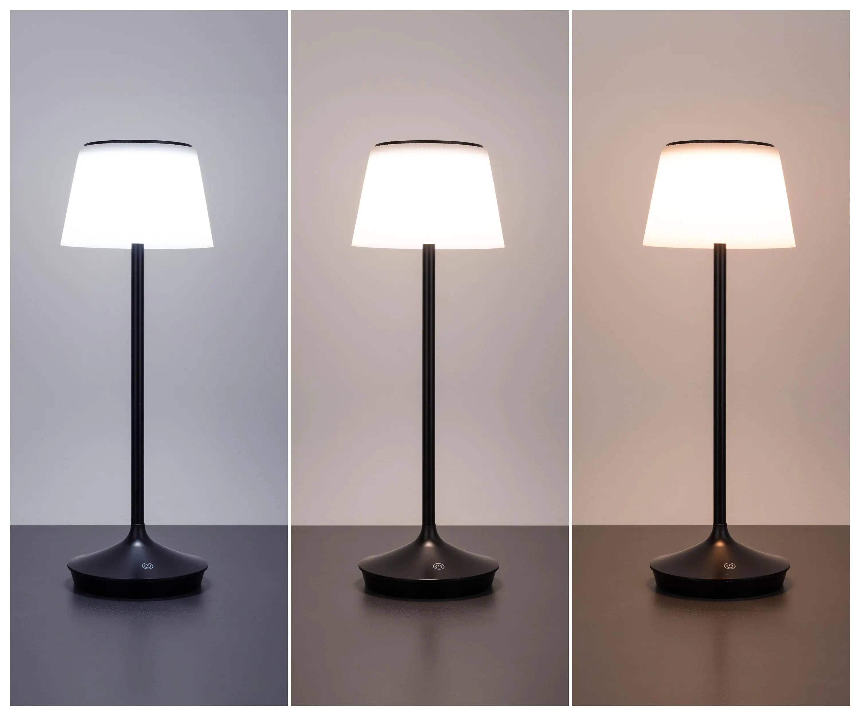 Light & More Solar-Tischleuchte Emmi schwarz 38 x 13 cm