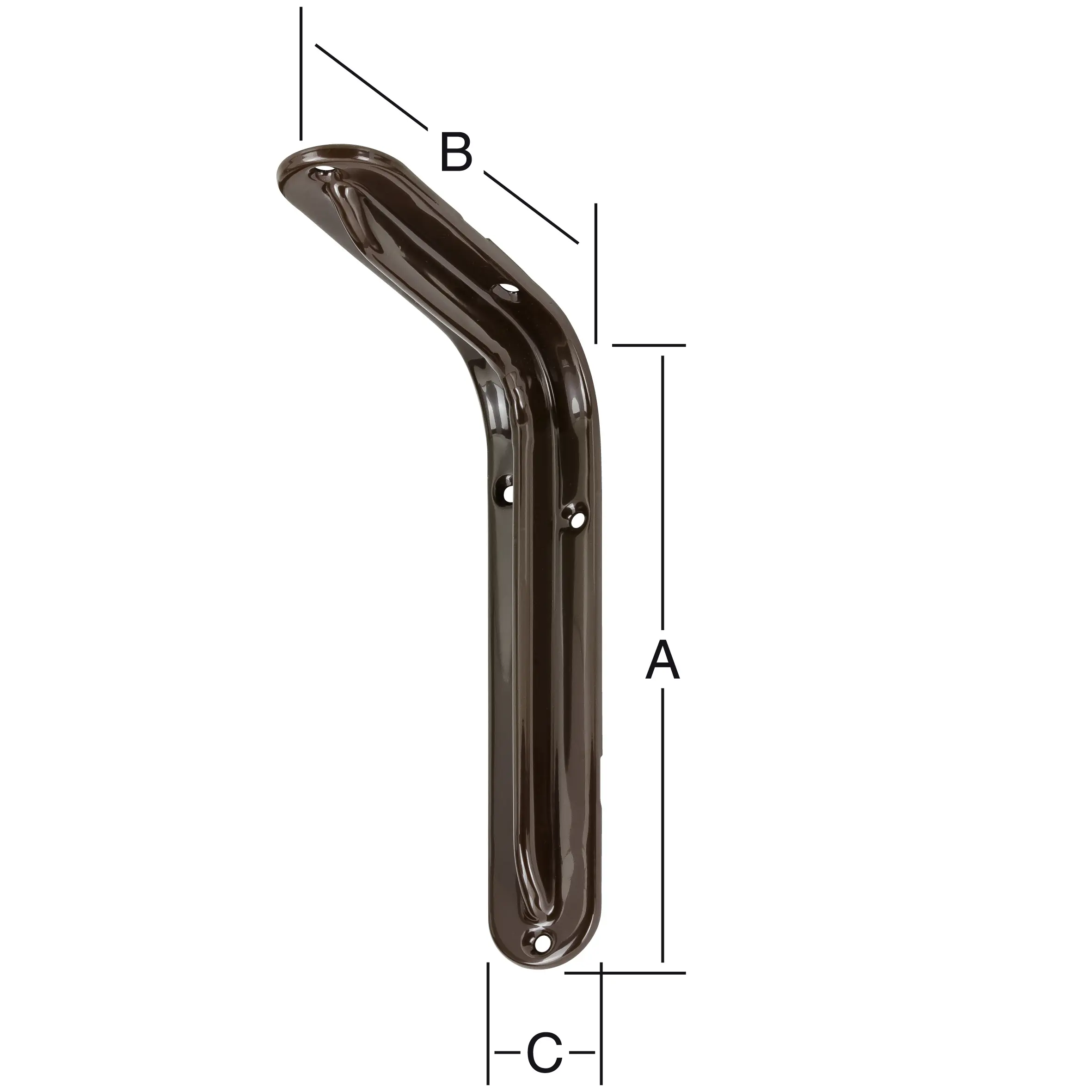 Vormann Format-Standard-Konsolen braun 12 x 8.3 cm