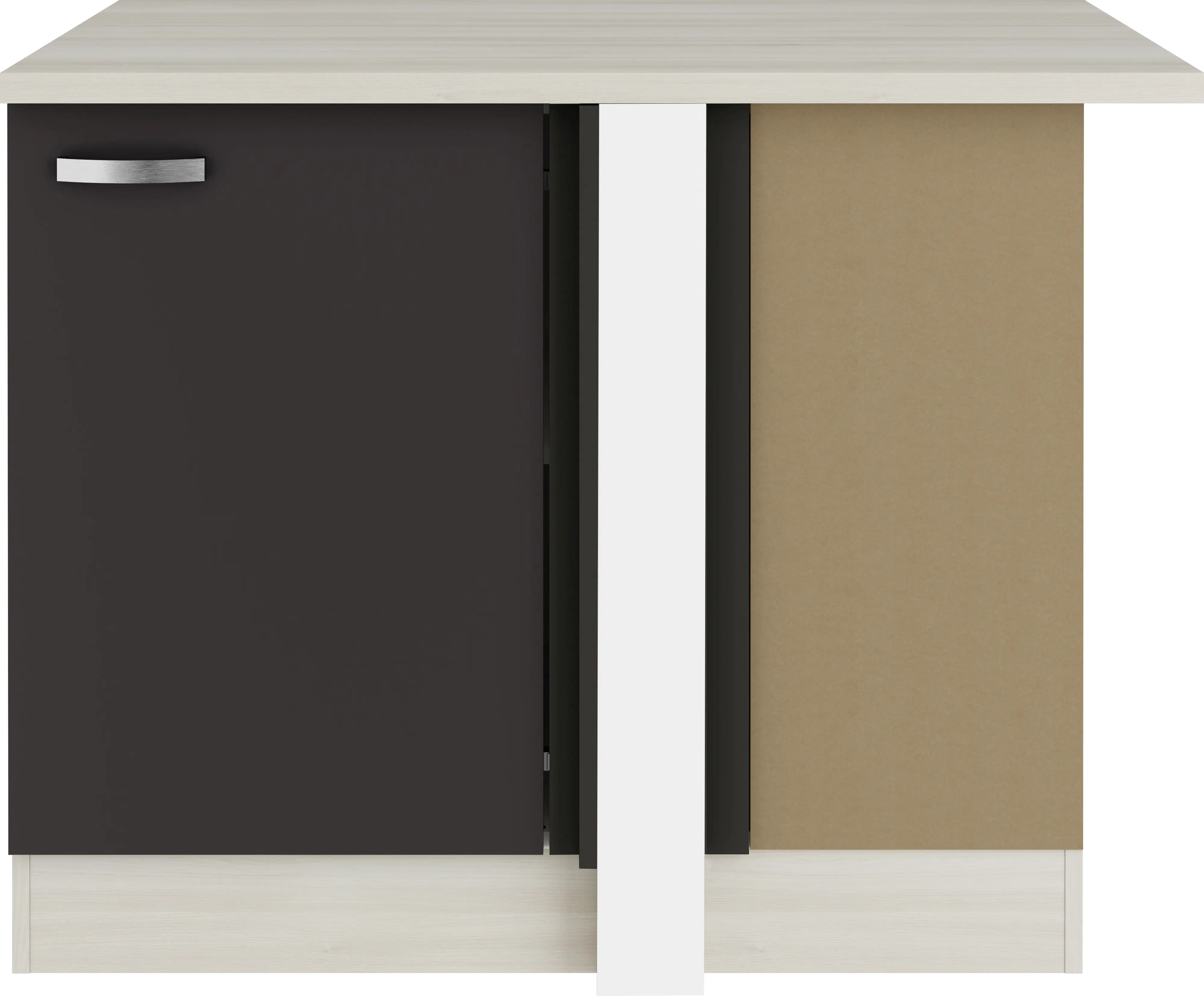 Optifit Eckunterschrank Faro 220 anthrazit/akazie 110 cm