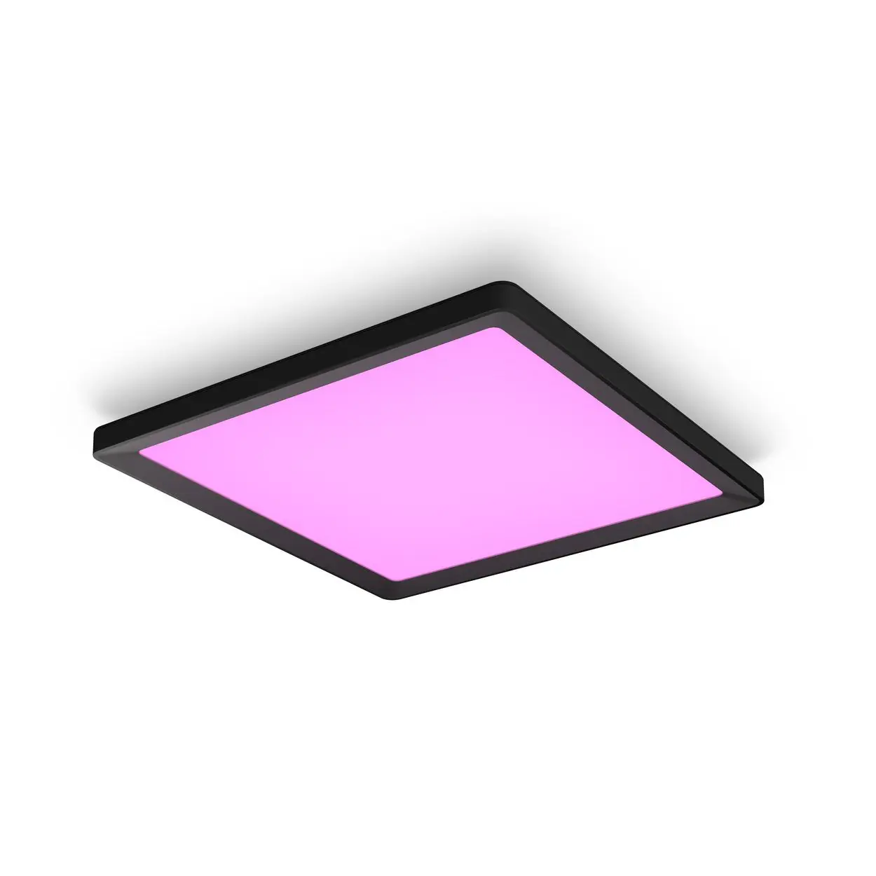Philips Hue LED Deckenleuchte Tento eckig schwarz 39,5 x 39,5 cm RGB
