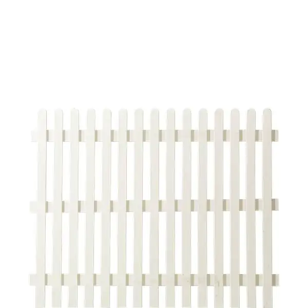 Plus Vorgartenzaun Retro 150 x 120 cm weiß
