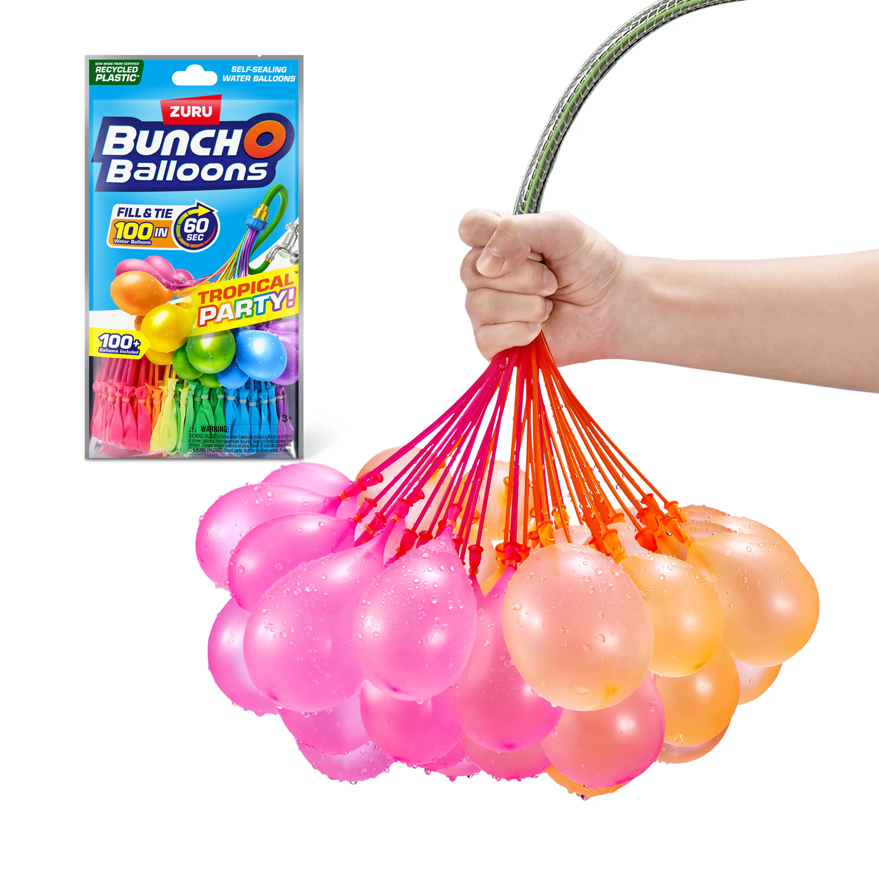 Zuru Wasserbomben Bunch O Ballons 100 Wasserballons