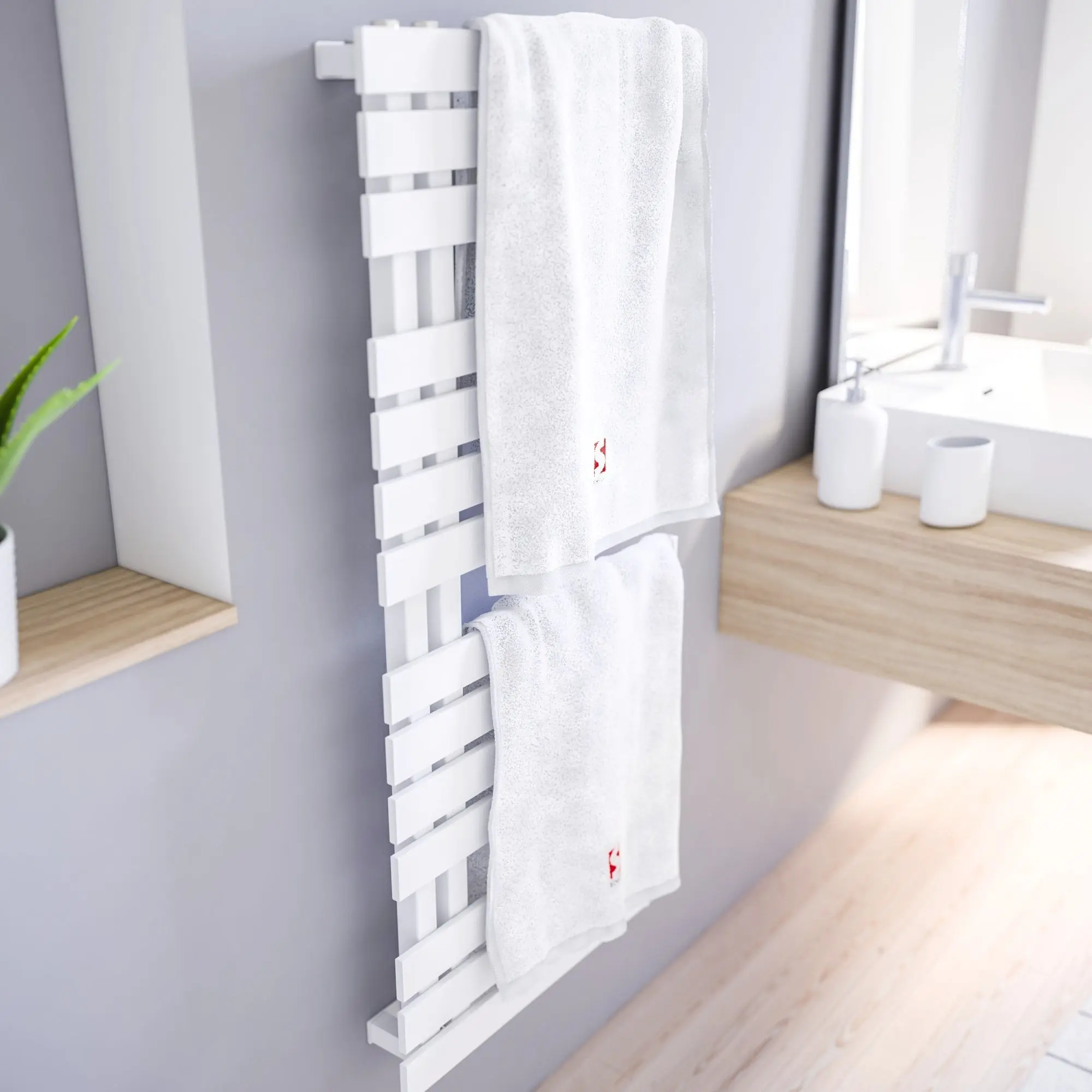 Schulte Design-Heizkörper Breda 106 x 50 cm alpinweiß 477 W