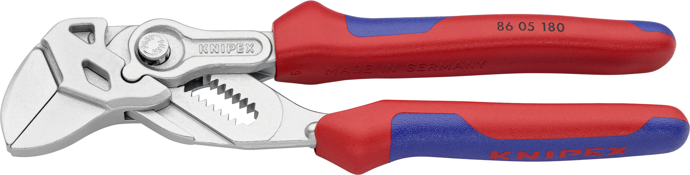 Knipex Zangenschlüssel vernickelt Mehrkomponenten-Hülle