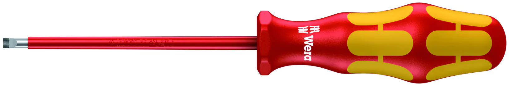 Wera VDE-Schlitz-Schraubendreher 160 i 0,8 x 4 mm