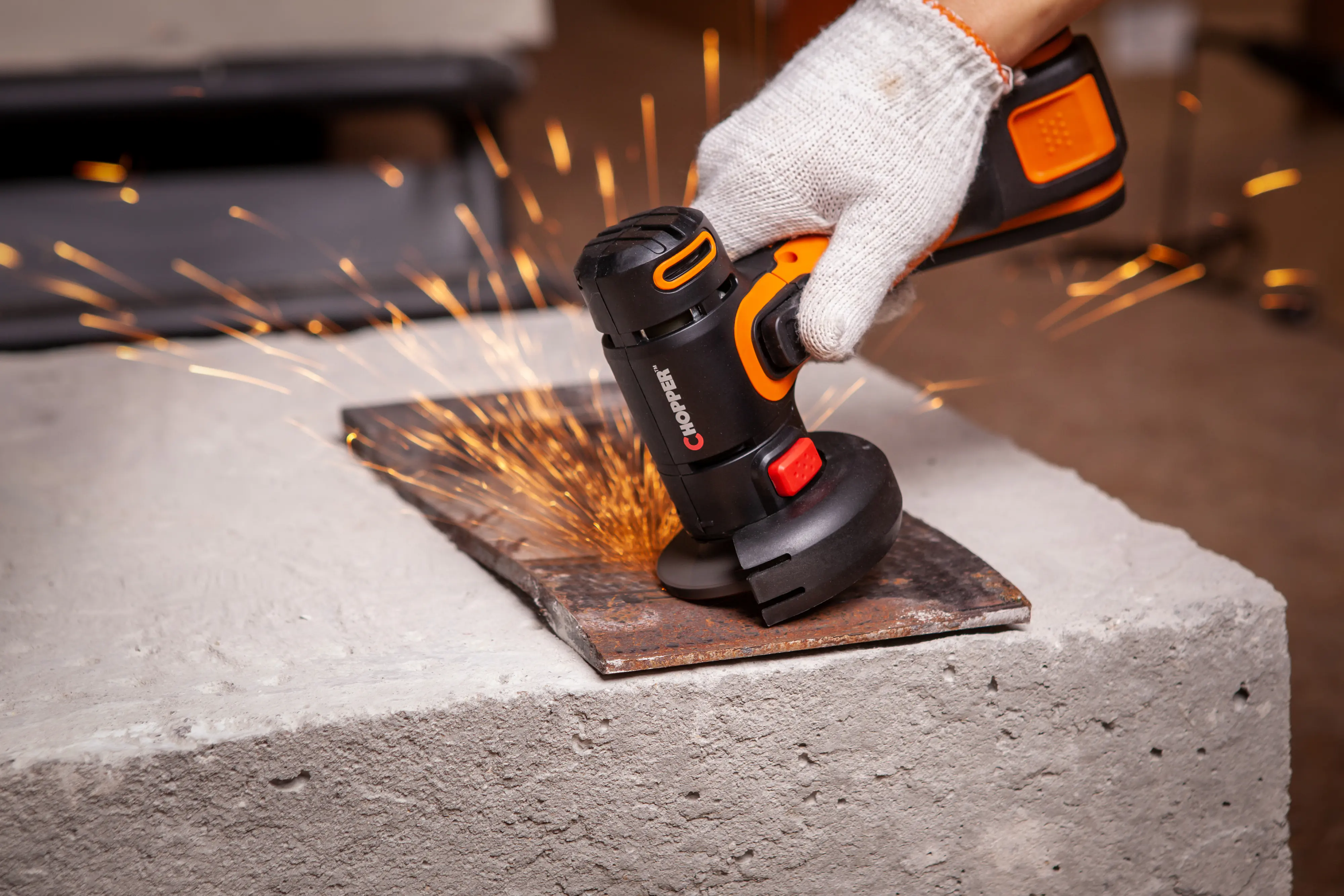 Worx Mini Akku-Winkelschleifer Chopper WX801 20 V inkl. Akku 2 Ah & Ladegerät