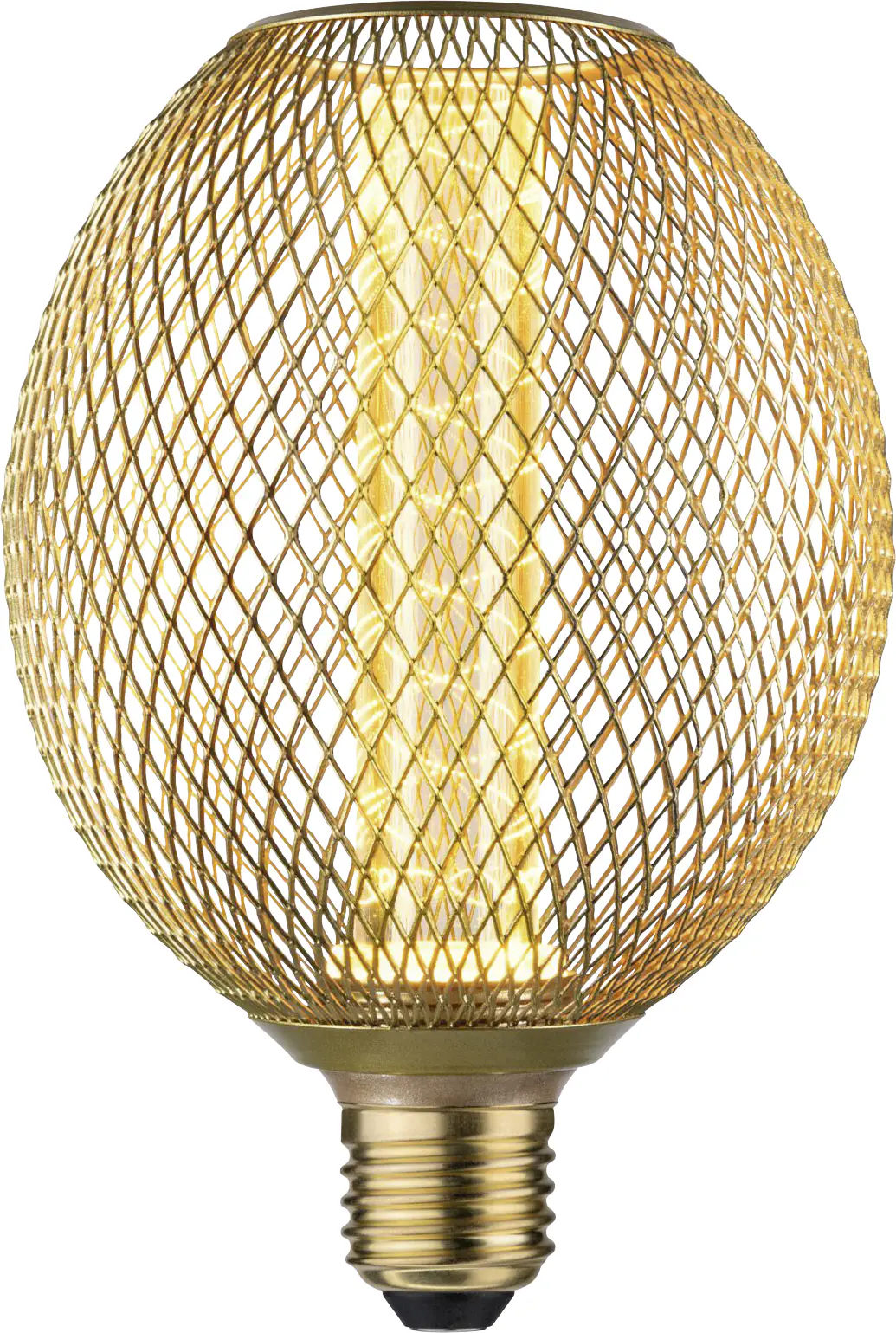 Paulmann LED Leuchtmittel Metallic Glow E27 4,2W messing
