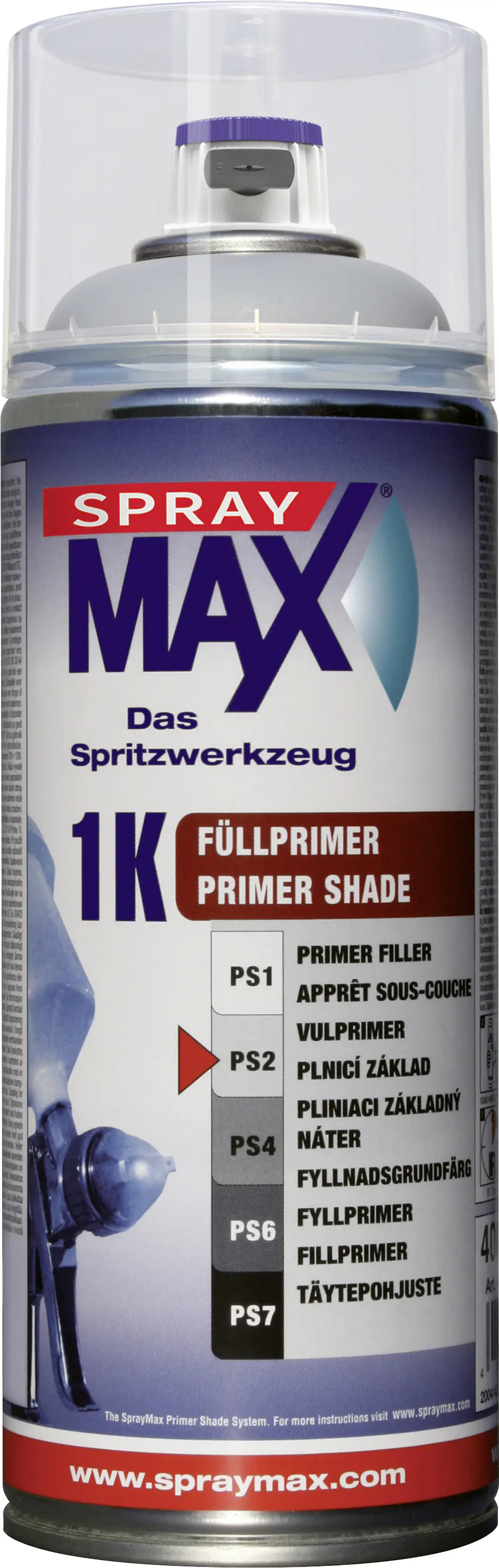 SprayMAX 1K Füllprimer ShadeLichtgrau 400ml