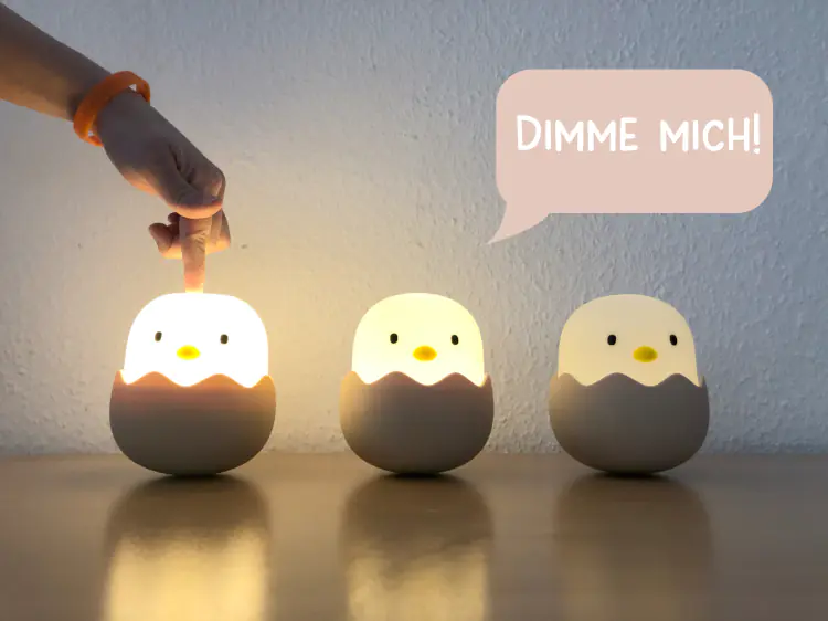 MegaLight LED Eggy Egg Nachtlicht mit Akku
